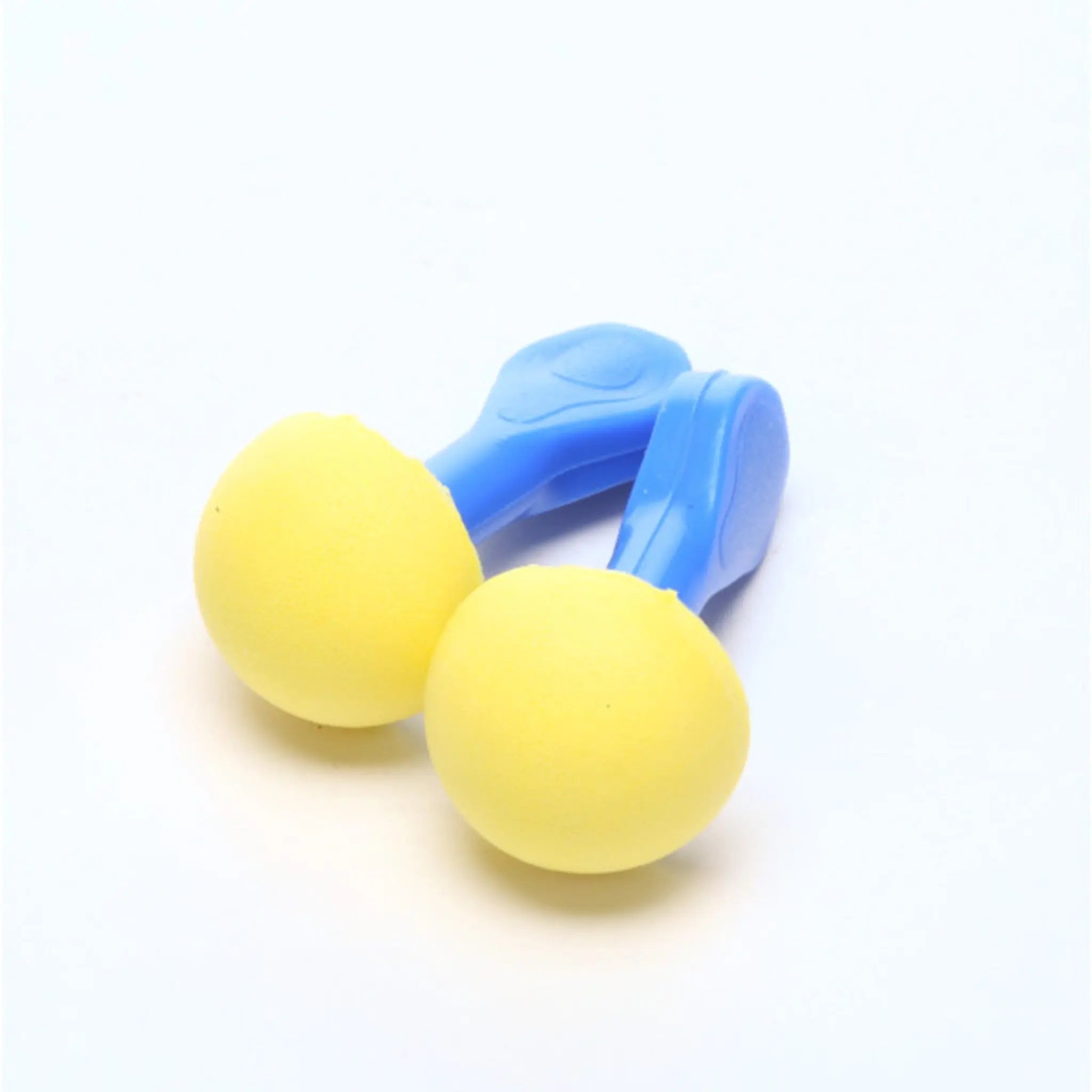 3M E-A-R 321-2100 Express Pod Plugs Earplug, Polyurethane, Yellow, Blue Grips, Uncorded, Box of 100