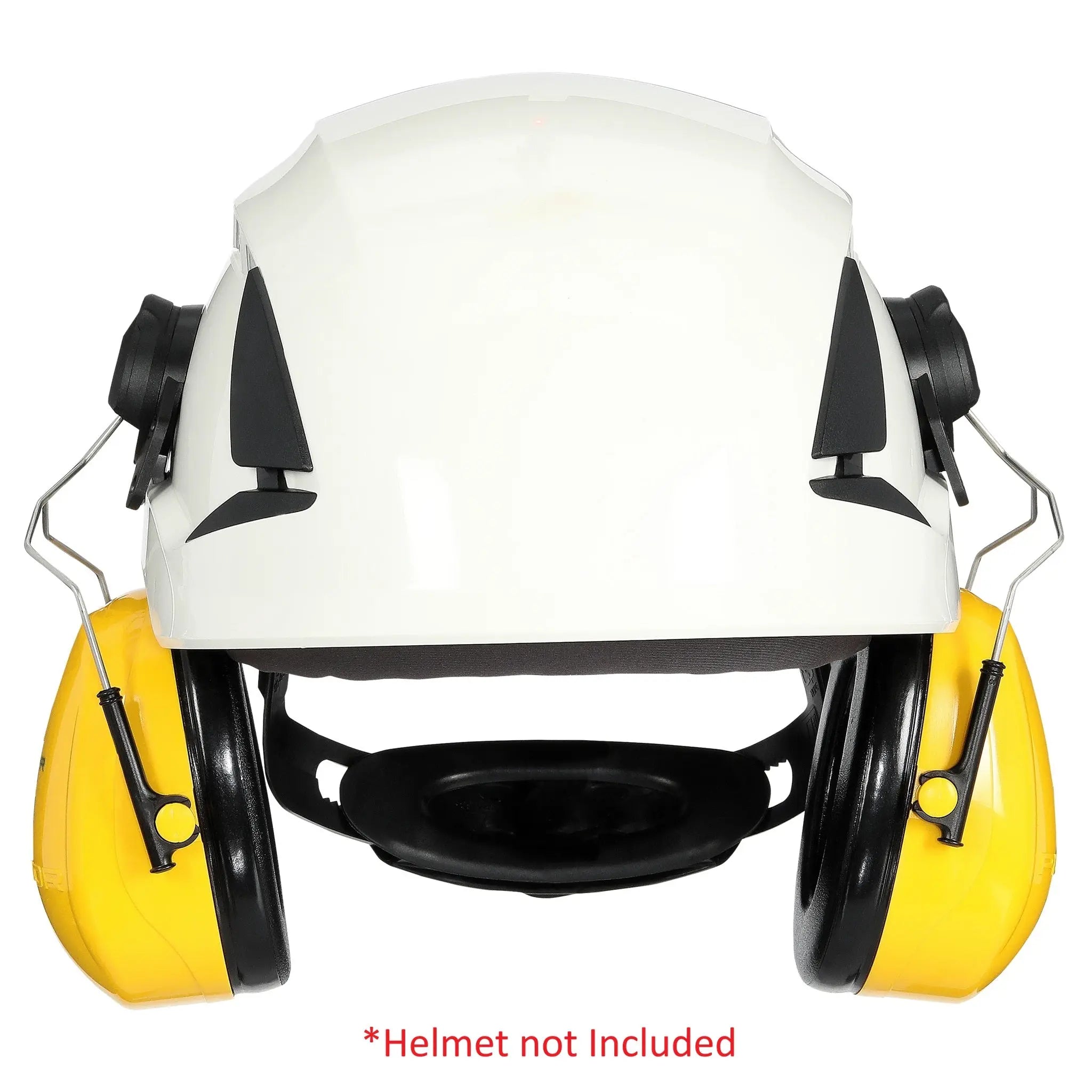 3M Peltor Optime H9P3E 98 Cap-Mount Earmuffs, Yellow, 1 Each