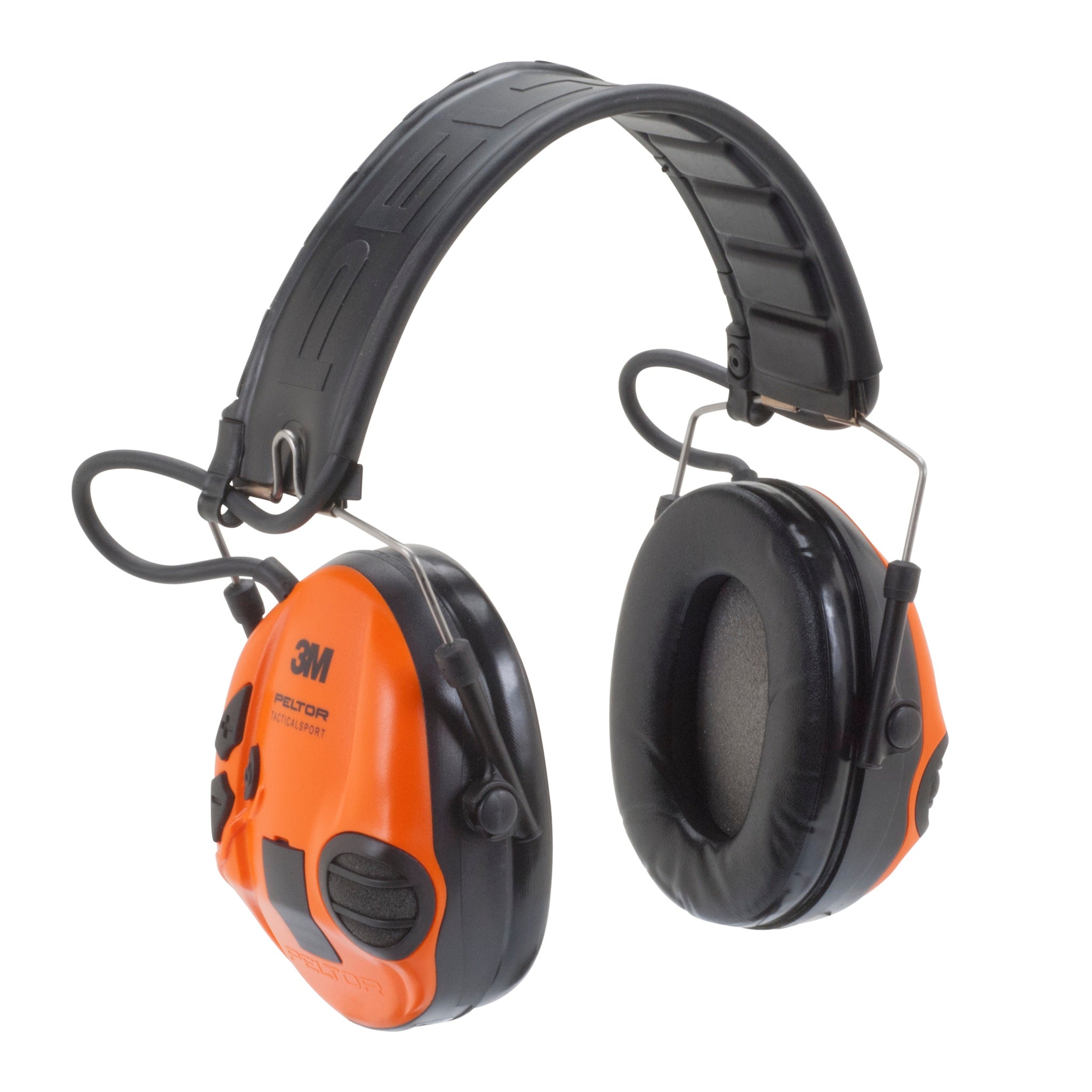 3M Peltor Tactical Sport Electronic Communications Headset - Orange & Black Shells