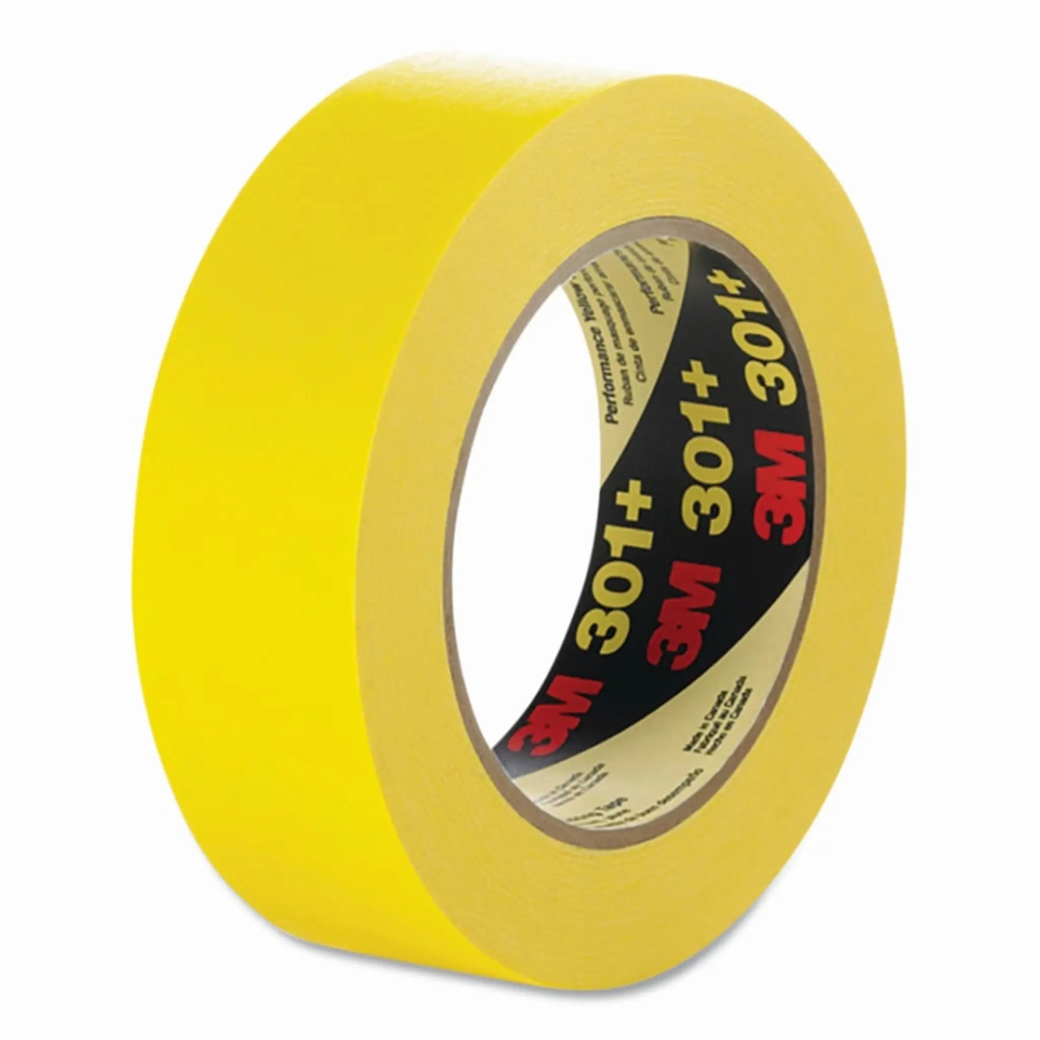 3M 405-051115-64752 Performance Yellow Masking Tape, 36 mm x 55 m, 6.3 mil, 1 Roll