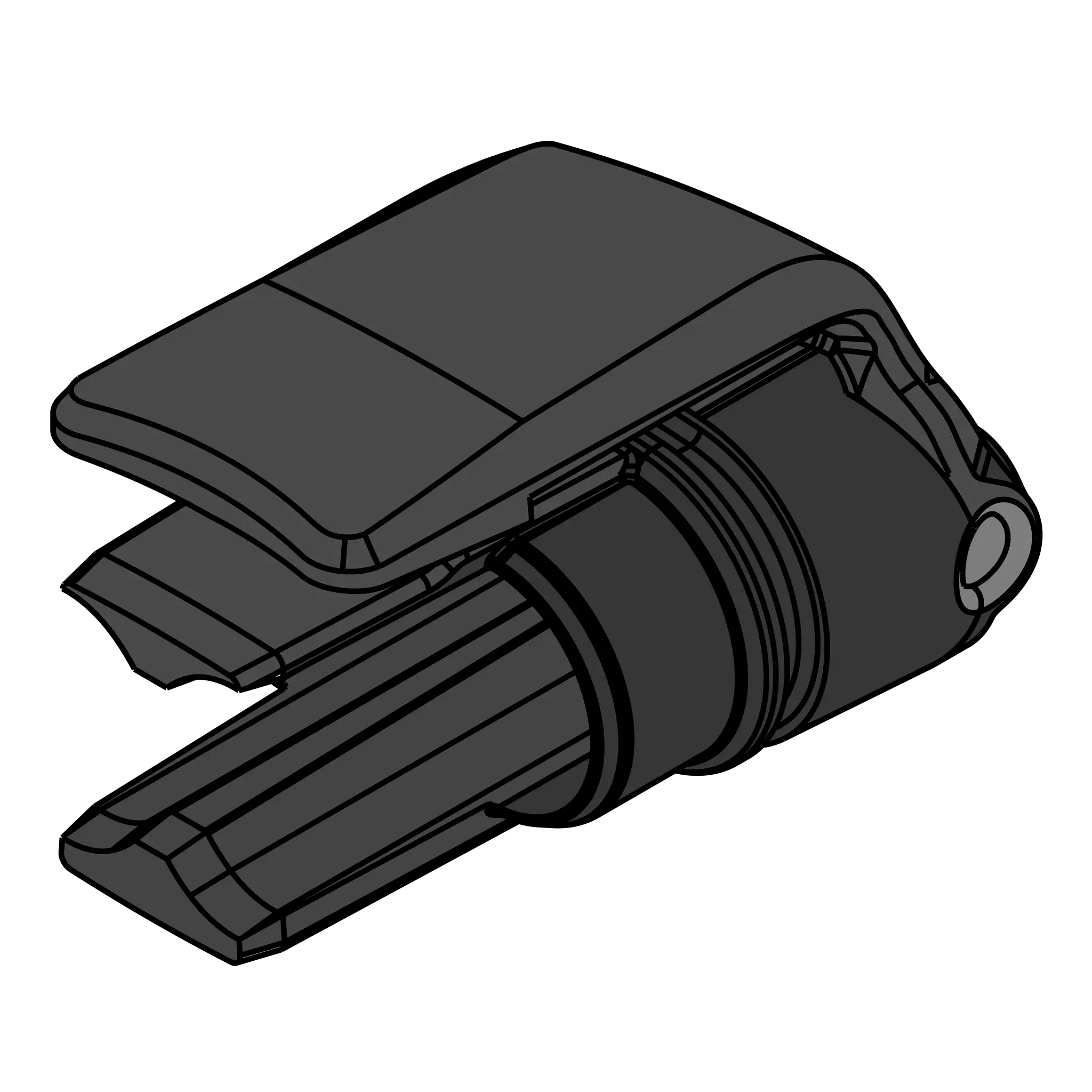 3M PELTOR ComTac 1086 SV/1 VII,VIII, IX Battery Lid, Main Image 2