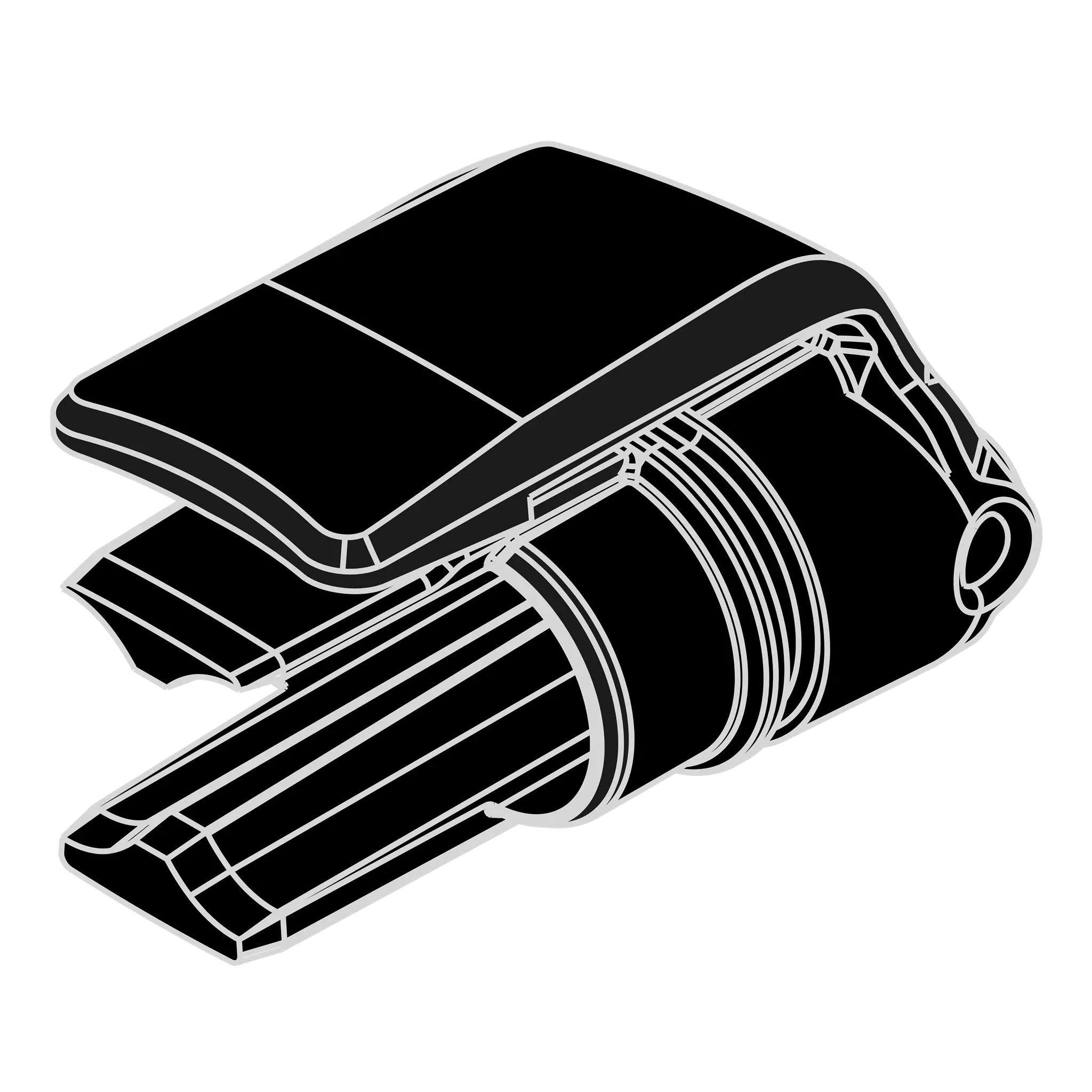 3M PELTOR ComTac 1086 SV/1 VII,VIII, IX Battery Lid, Main Image