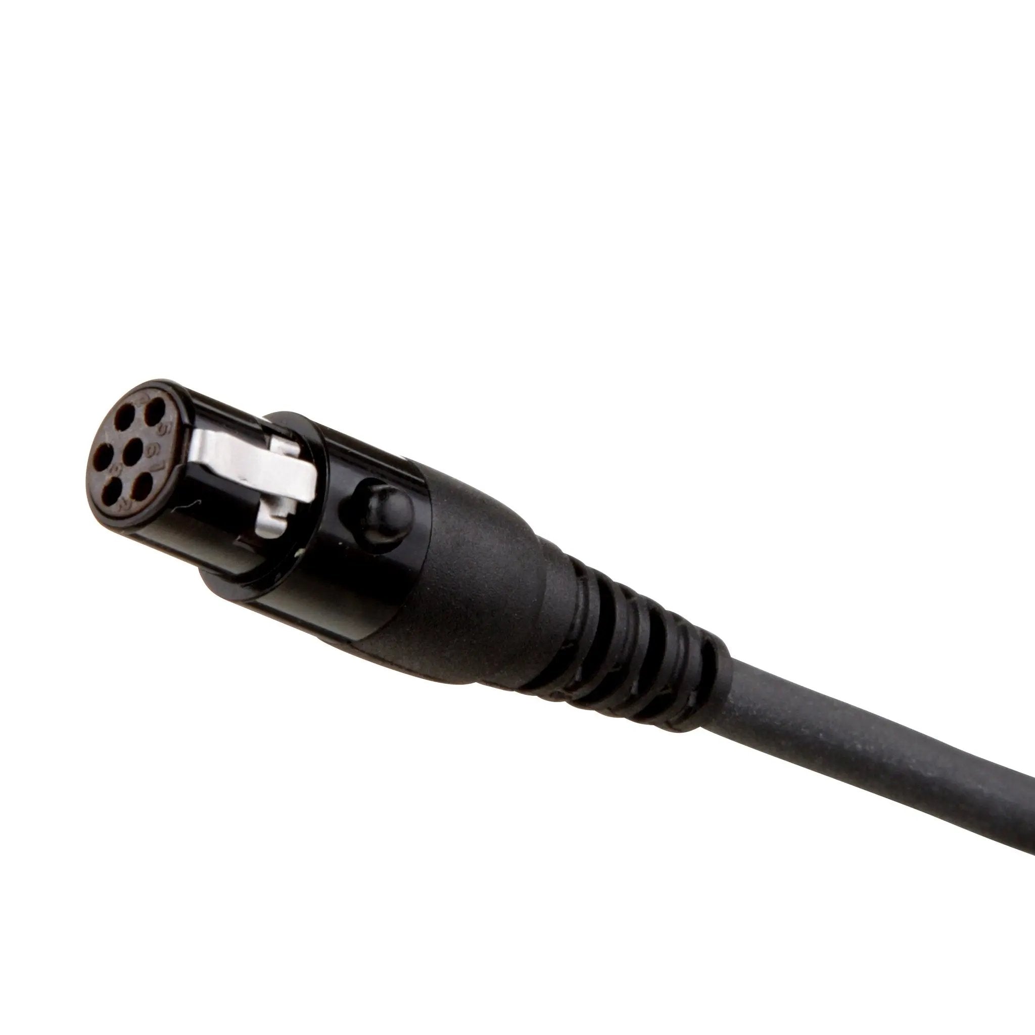 3M PELTOR FLX2 FLX2-211 Curly Open End Cable, Black, 1 Each