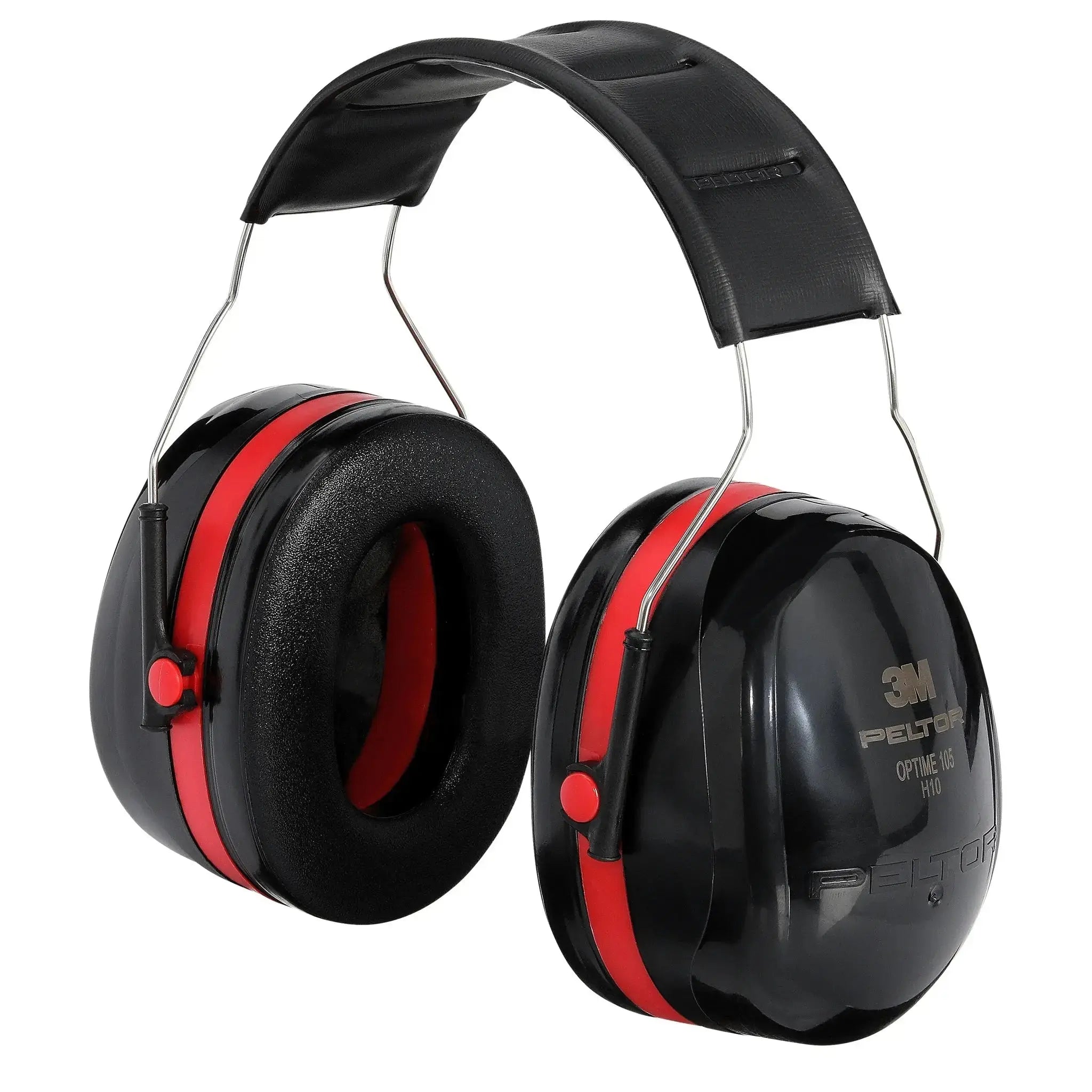 3M Peltor H10A Optime 105 Over-the-Head Earmuffs, Black, Right Inner View