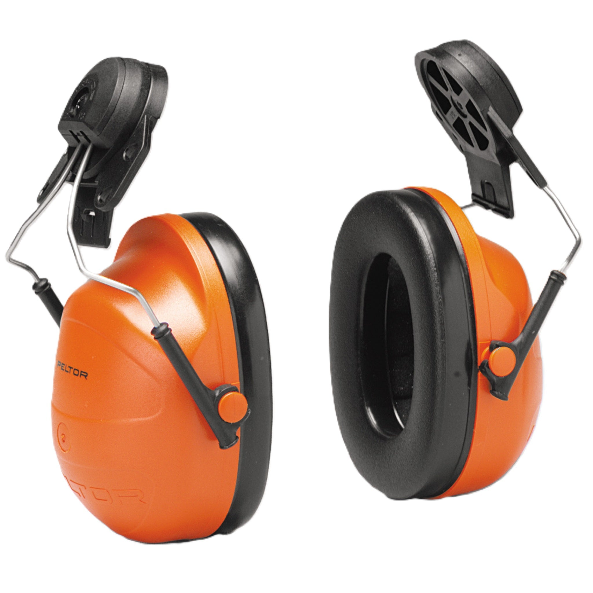 Peltor H31P3E Hi-Vis Earmuffs - Hard Hat Mount, Case of 10