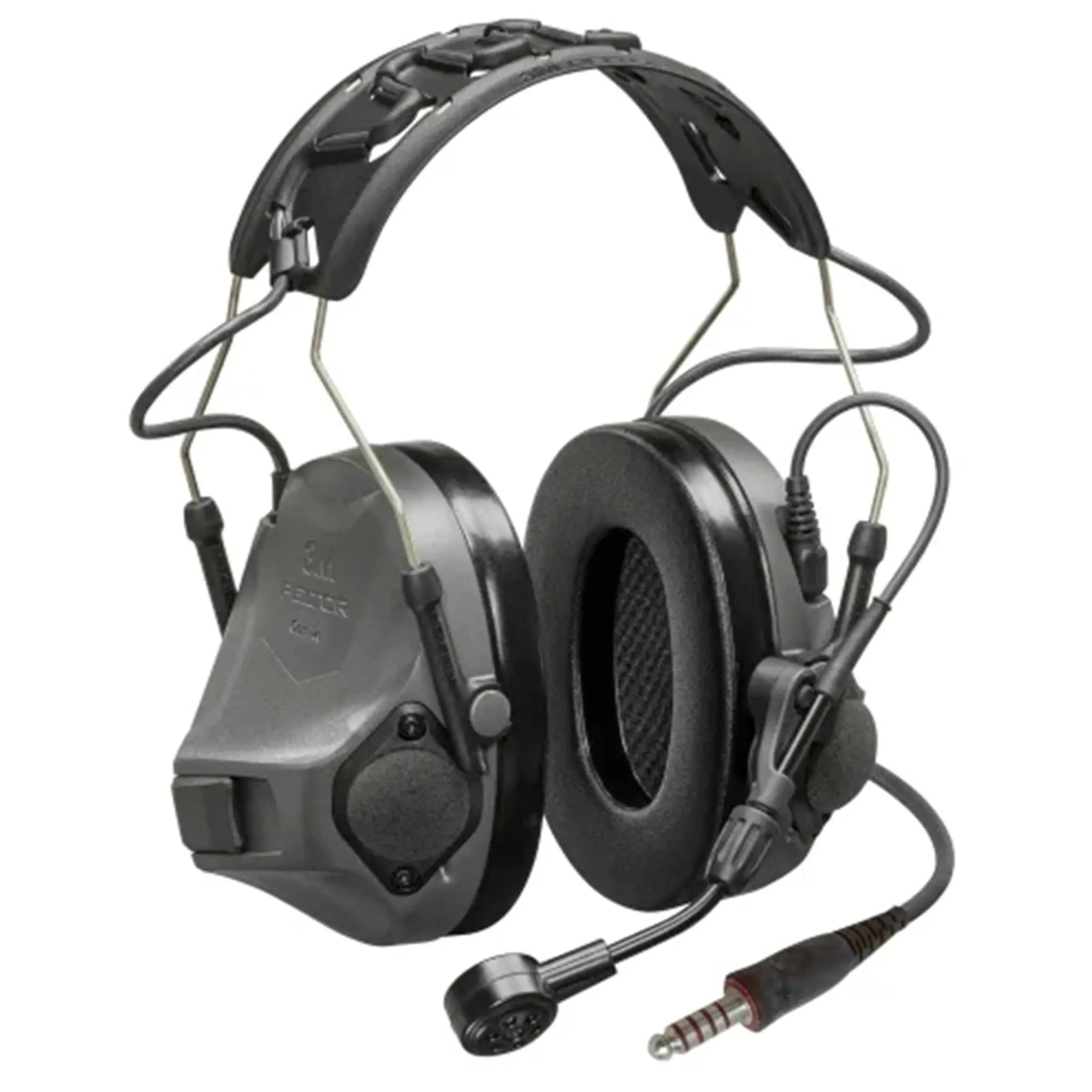 3M PELTOR MT14H418A-92-GE ComTac VIII Multi Comm Headset, Nexus 5-Con, Charcoal Gray, Image2