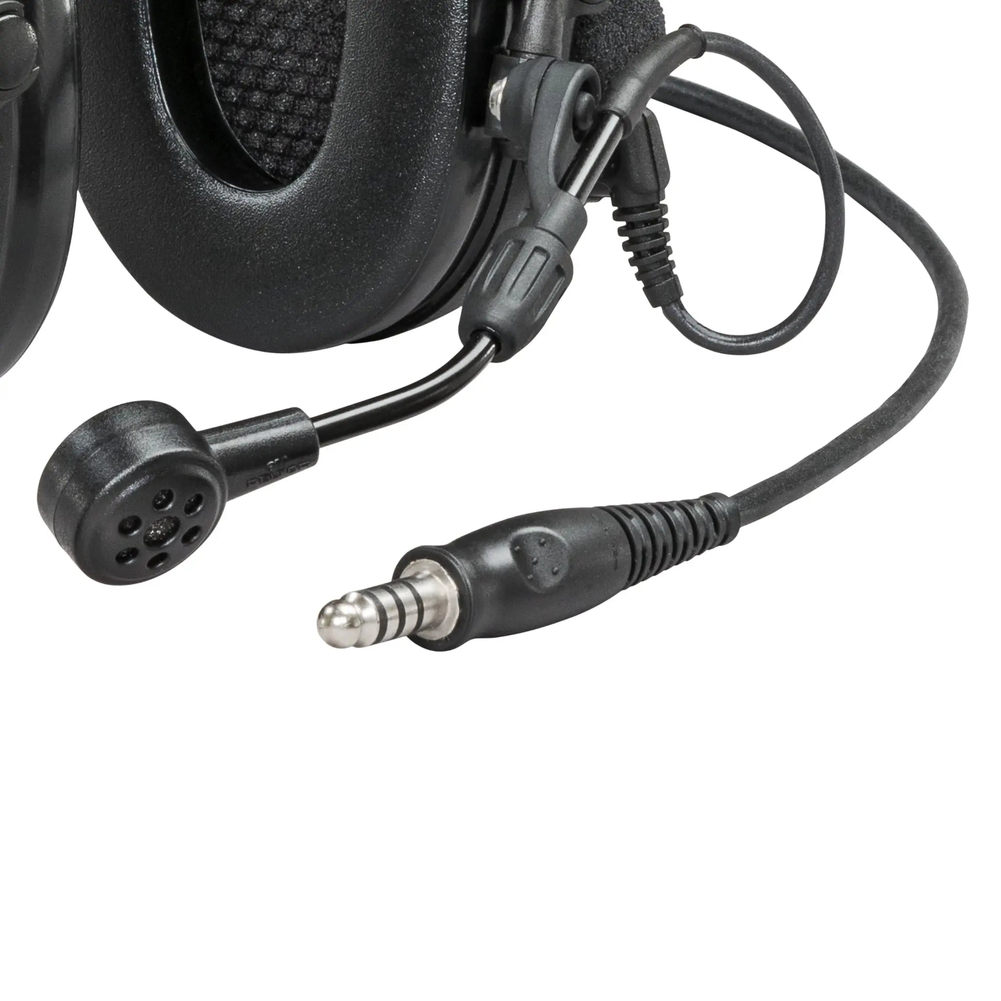 3M PELTOR MT20H682FB-47N SVS SwatTac VI NIB Headset, Single Downlead, Headband w/ included ARC, Black, Mic Image