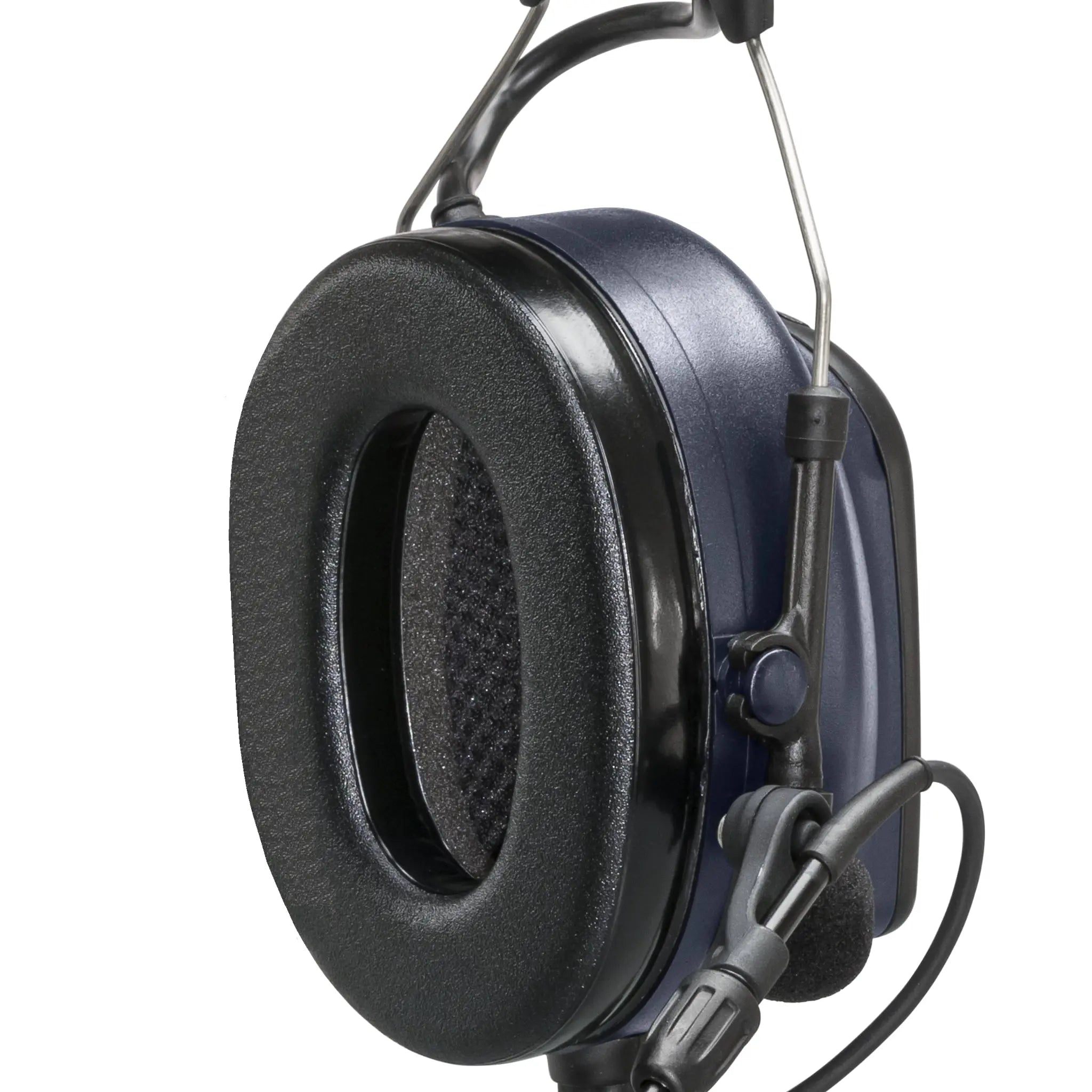 3M Peltor MT73H7A4610WS6NA WS LiteCom Plus Headset, Headband Style, Navy Blue, Right Inner View