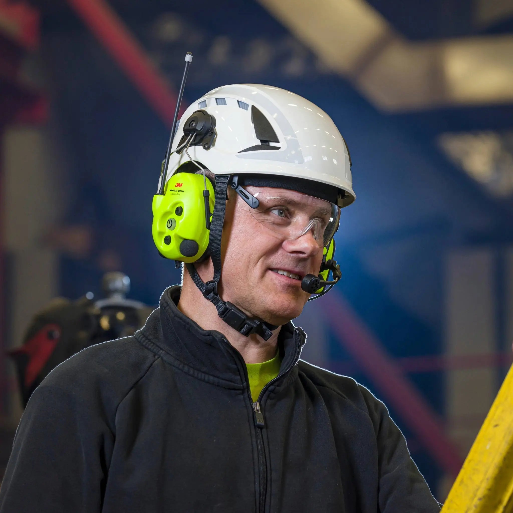 3M Peltor MT73H7P3E4610NA LiteCom Plus Headset, Hard Hat Attachment, First Image