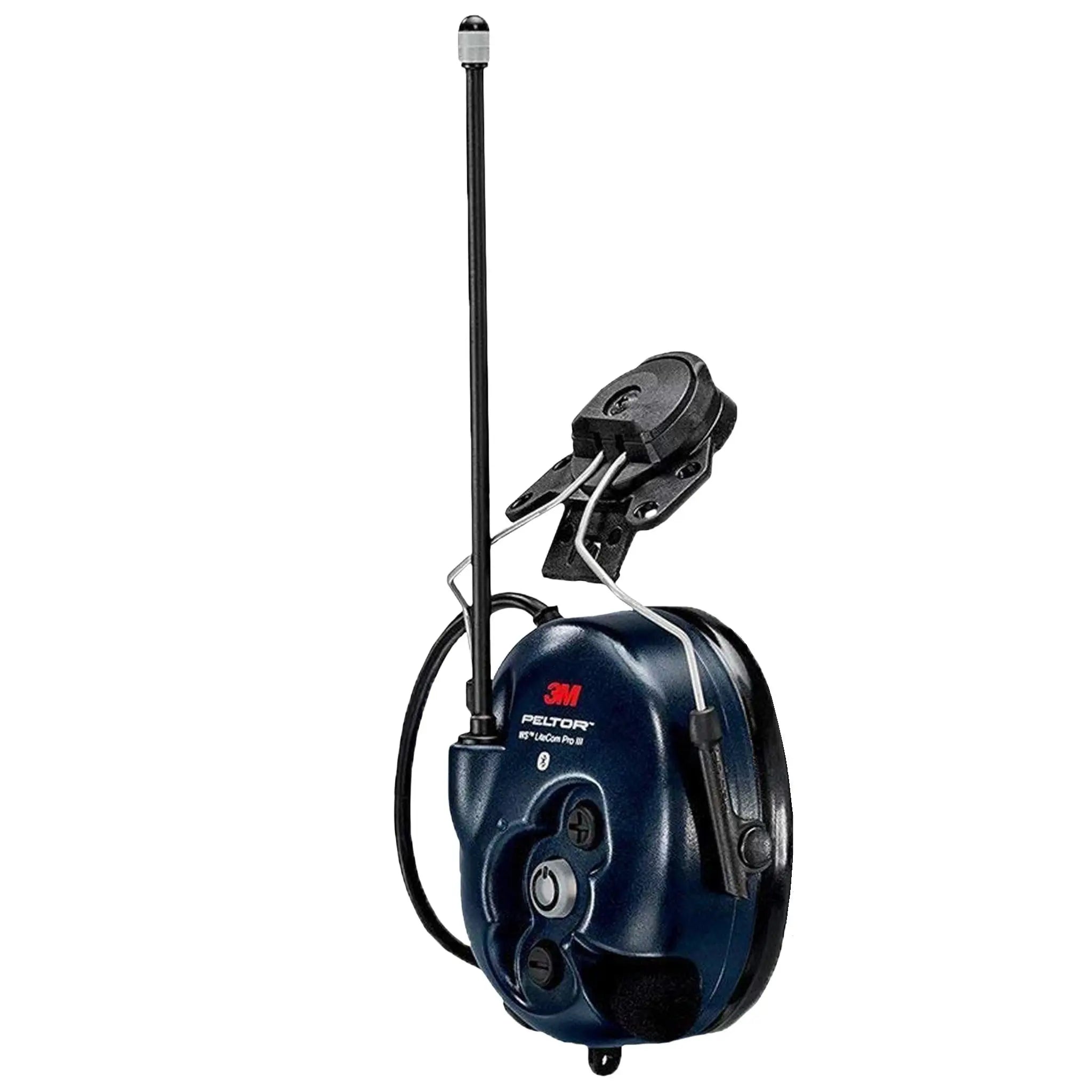 3M Peltor 7100099586 MT73H7P3E4D10-NA WS LiteCom PRO III Hard Hat Attachment Headset, Black, 1 Each