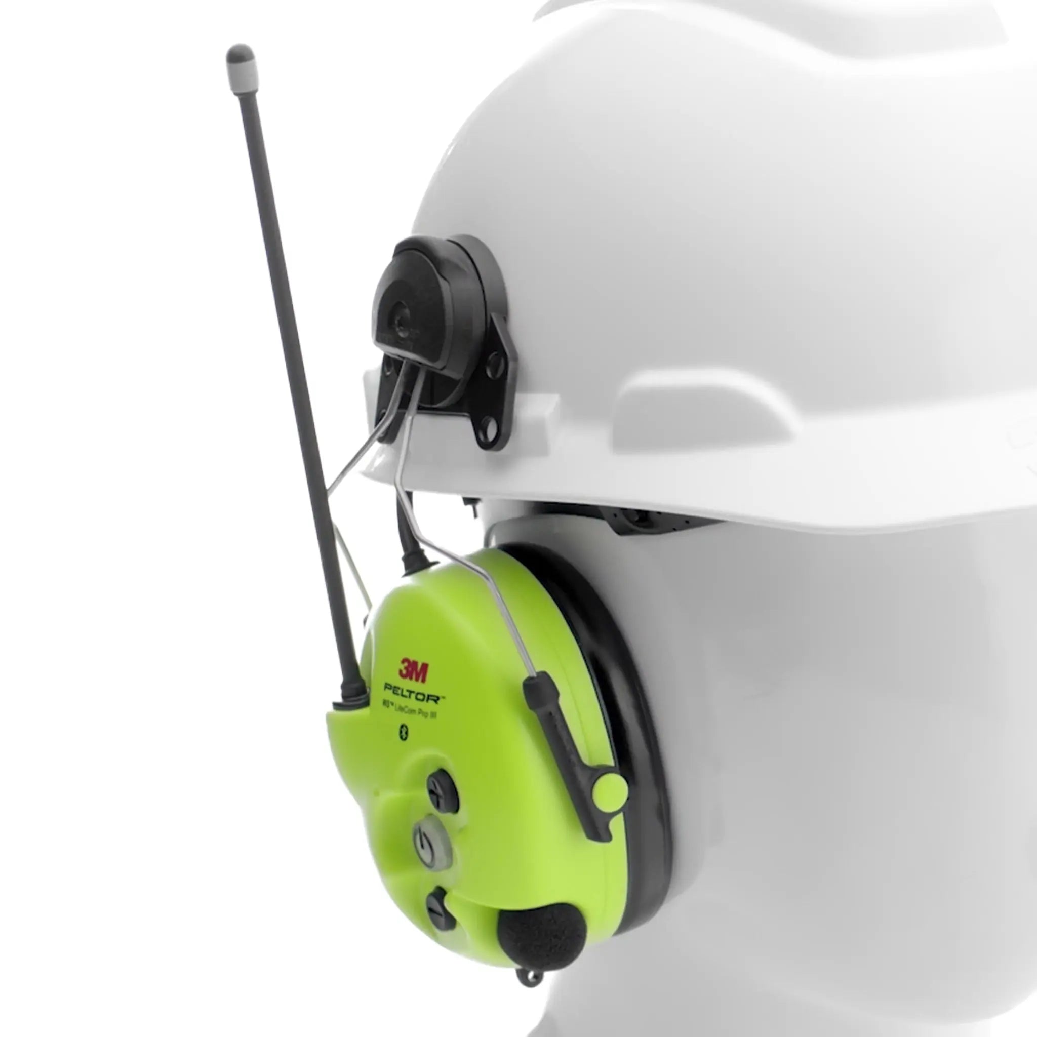 3M Peltor MT73H7P3E4D10NA GB WS™ LiteCom Pro III Headset, Bright Yellow, Hard Hat Attachment
