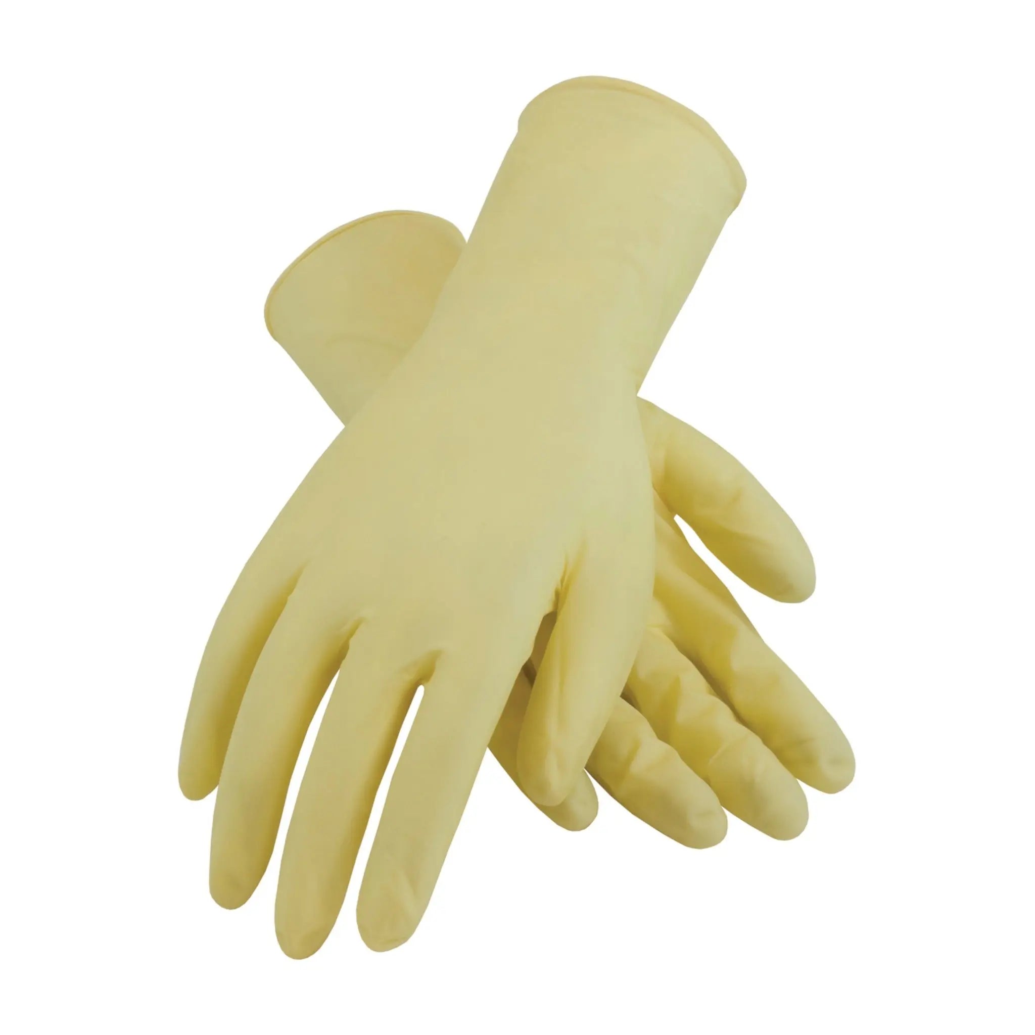 PIP CleanTeam 100-323010 Single Use Class 10 Cleanroom Latex Glove with Fully Textured Grip - 12_Back_Image