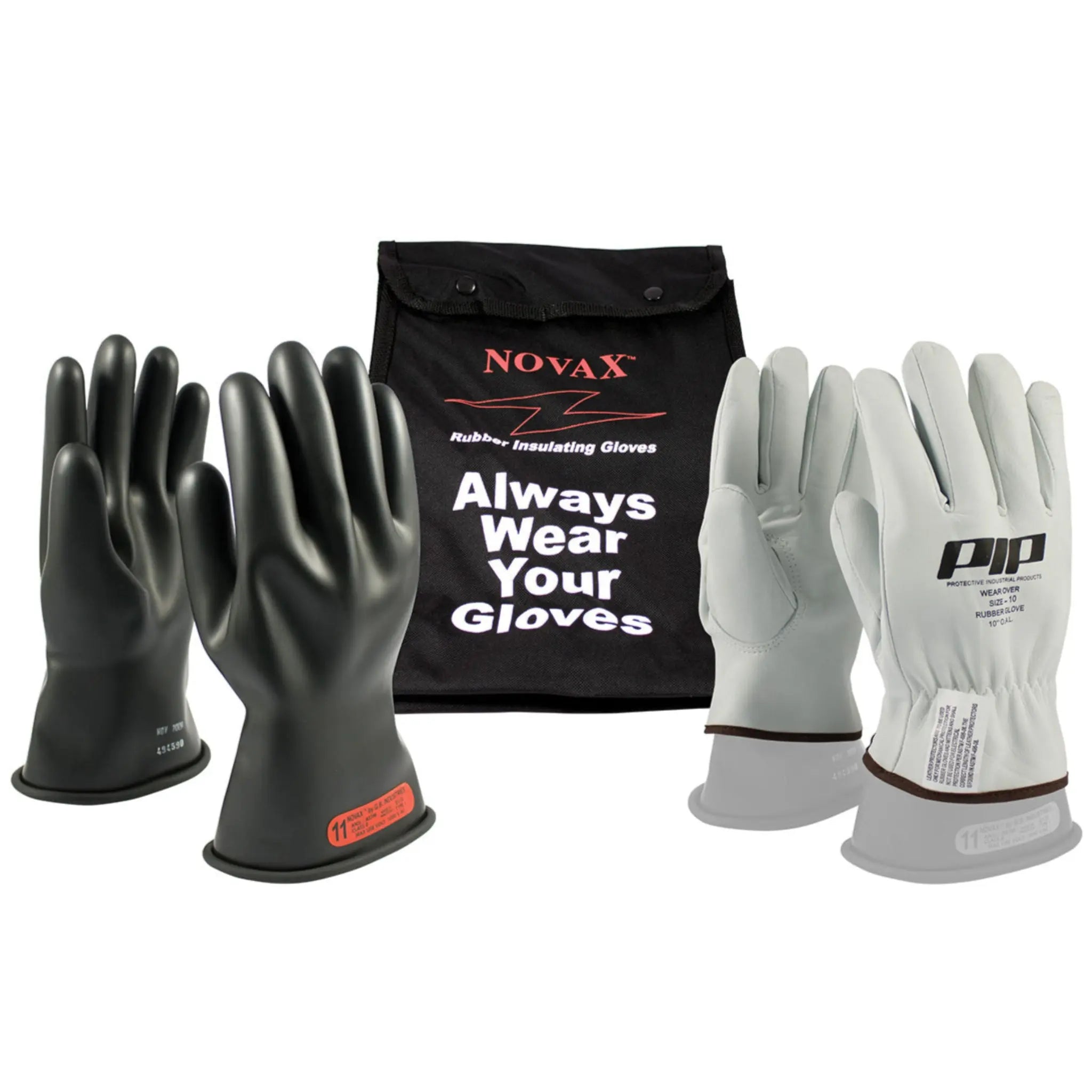 PIP NOVAX 150-SK-0/KIT Class 0 Electrical Safety Kit, Black, Main Image