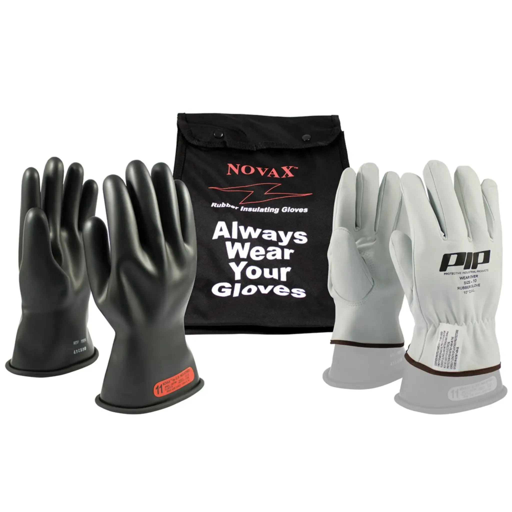 PIP NOVAX 150-SK-0/KIT Class 0 Electrical Safety Kit, Black, Main Image