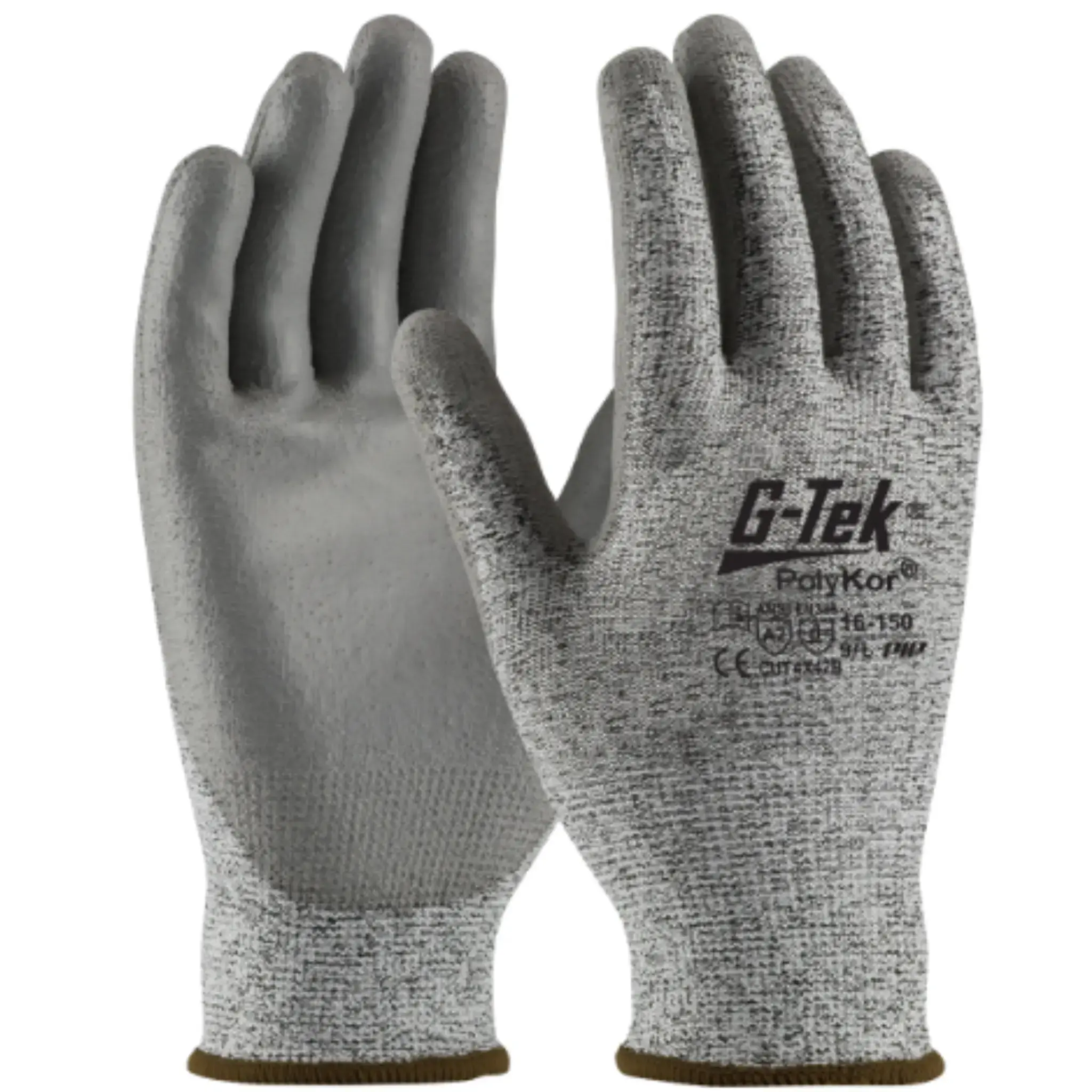 PIP G-Tek 16-150 PolyKor Blended Shell Glove with Polyurethane Coated Smooth Grip, Main Image