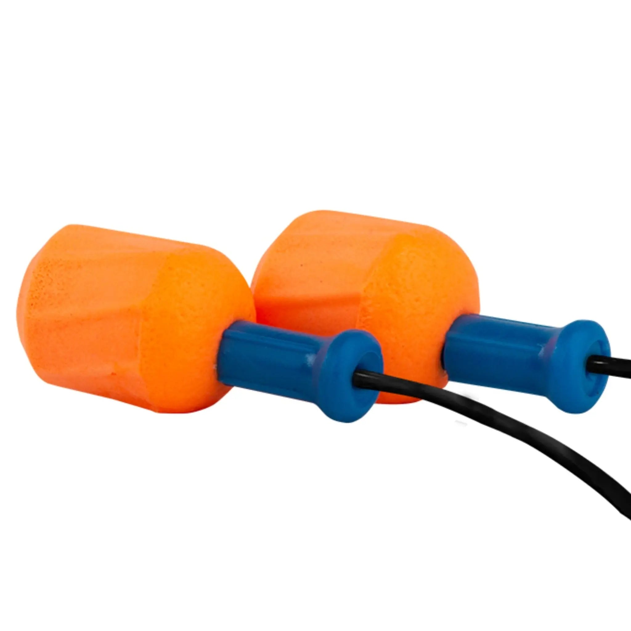 PIP EZ-Twist 267-HPF610C Disposable Corded Ear Plugs NRR 30, Orange, One Size, Close Up