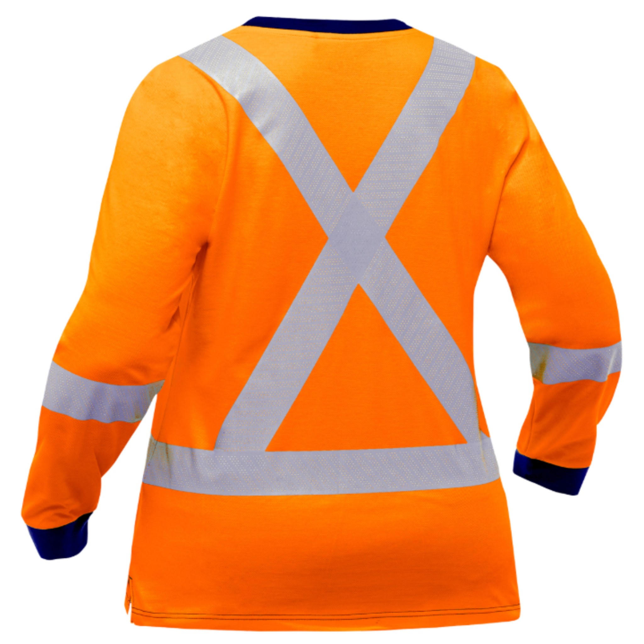 PIP Bisley Essentials 313W6118X-O ANSI Womens Long Sleeve Shirt, Back Image