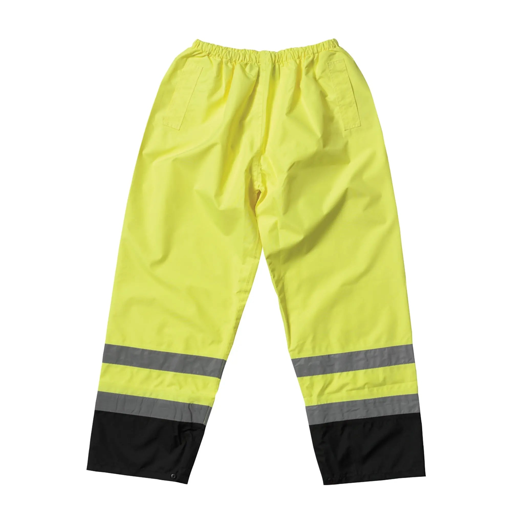 PIP 318-1757-YEL ANSI 107 Class E Value Black Trim Over Pant, Hi-Vis Yellow, 1 EachÂ