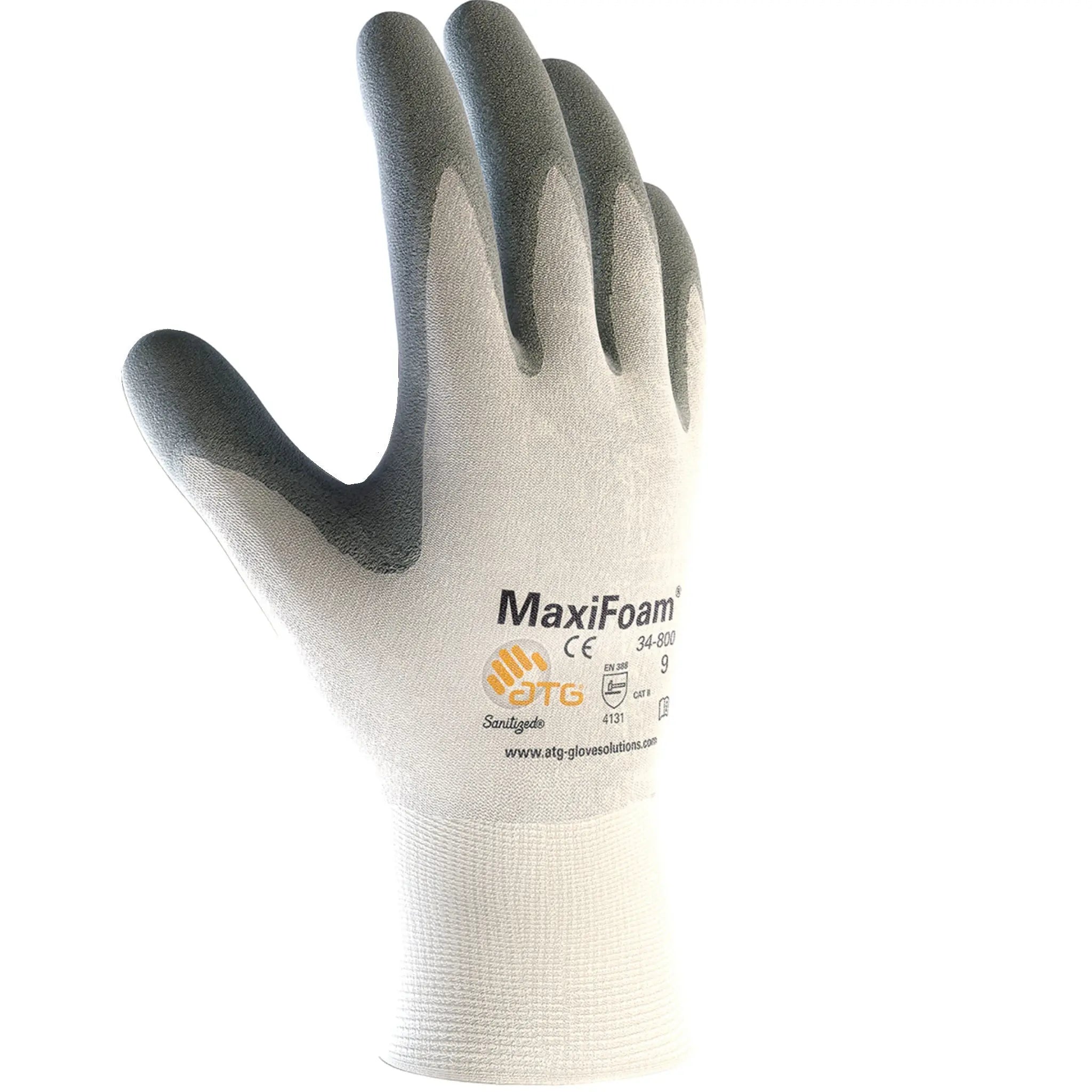 PIP ATG 34-800 MaxiFoam Premium Gloves Nitrile Foam, White, Back