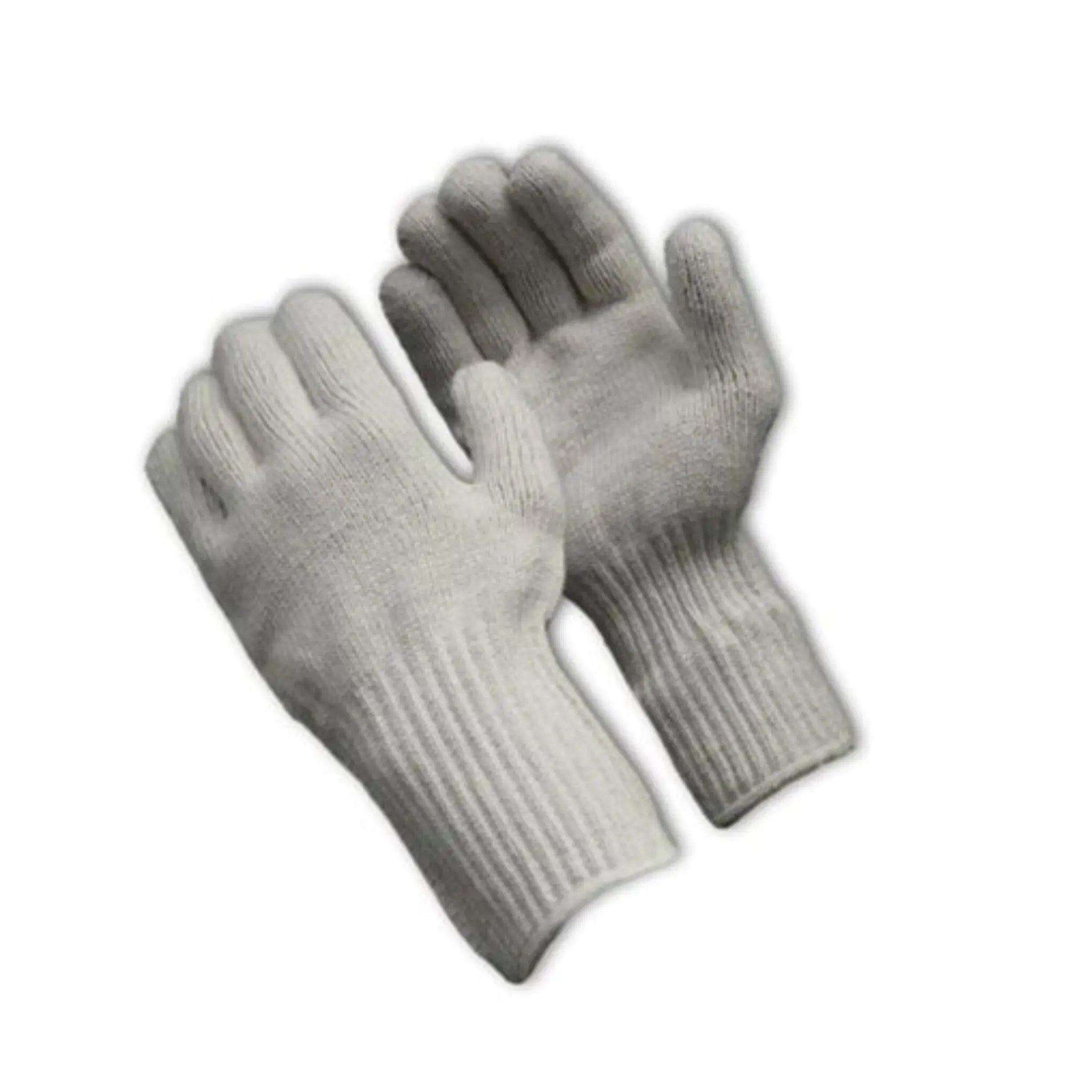 PIP 35-CB604/L Extra Heavy Weight Seamless Knit Cotton/Polyester Glove with Extended Cuff, White, Large, 1 Dozen, Image 2