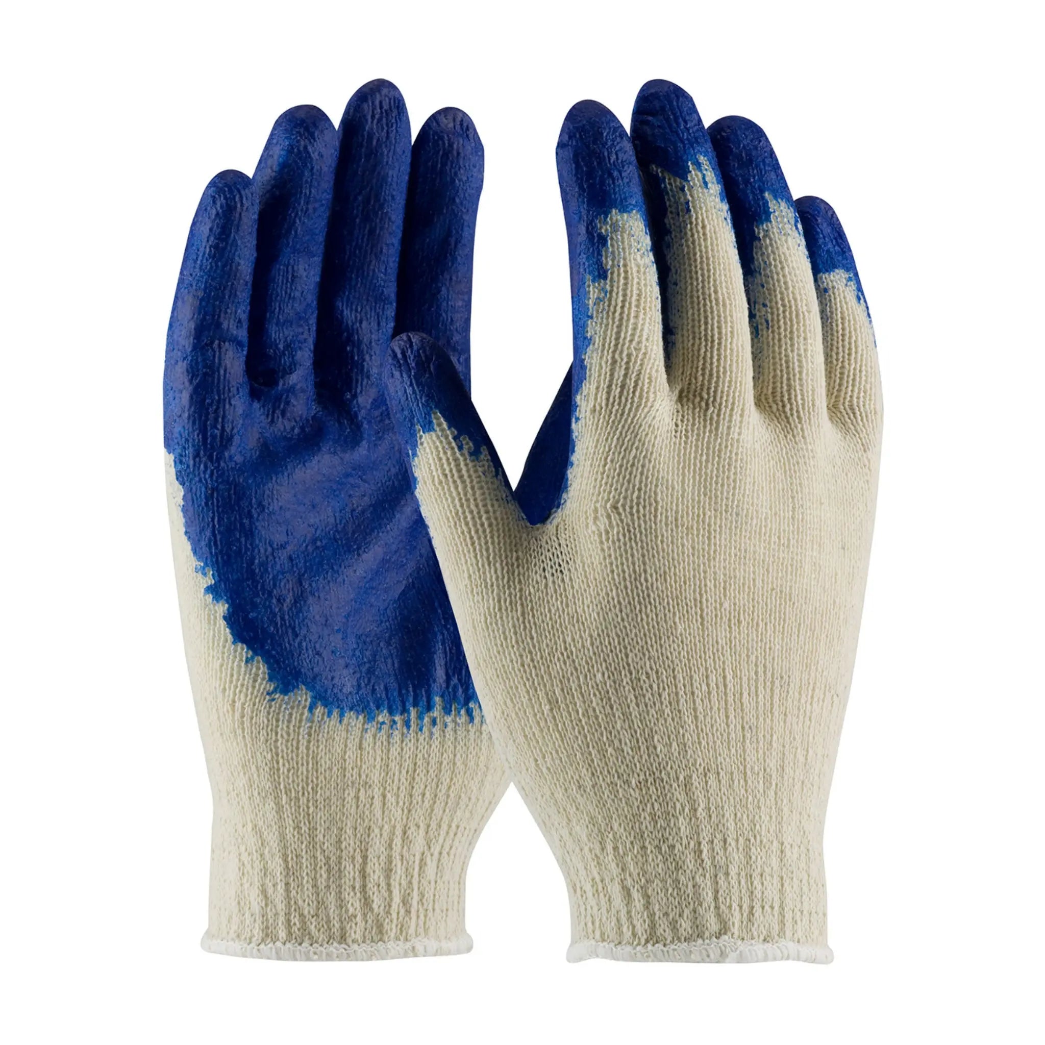 PIP 39-C120 Seamless Knit Latex Coated Smooth Grip Glove - Economy Grade, Natural, Pair of 12, Main Image