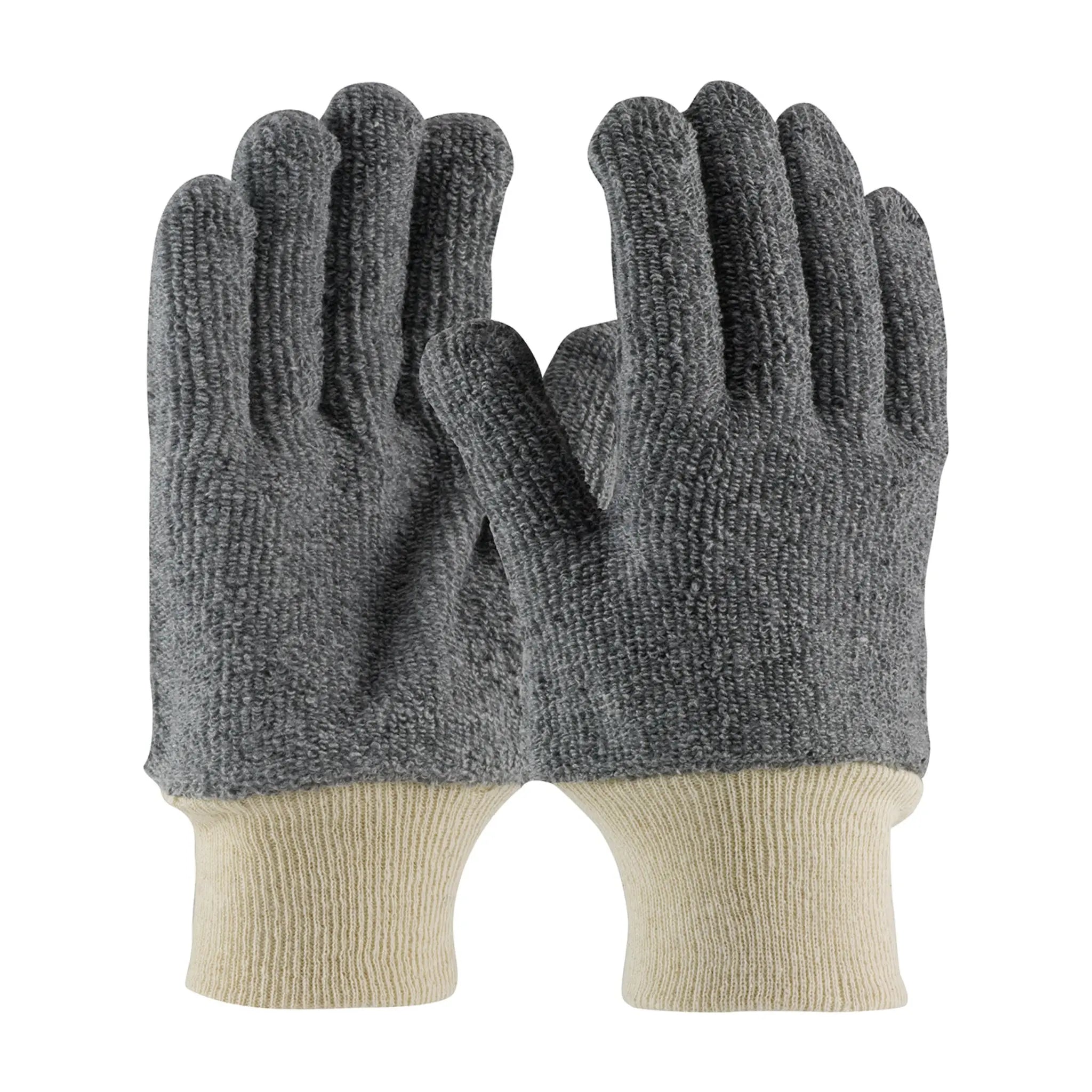 PIP 42-C750-L Terry Cloth Seamless Knit Glove - 24 oz, Large, Pair of 12, Main Image