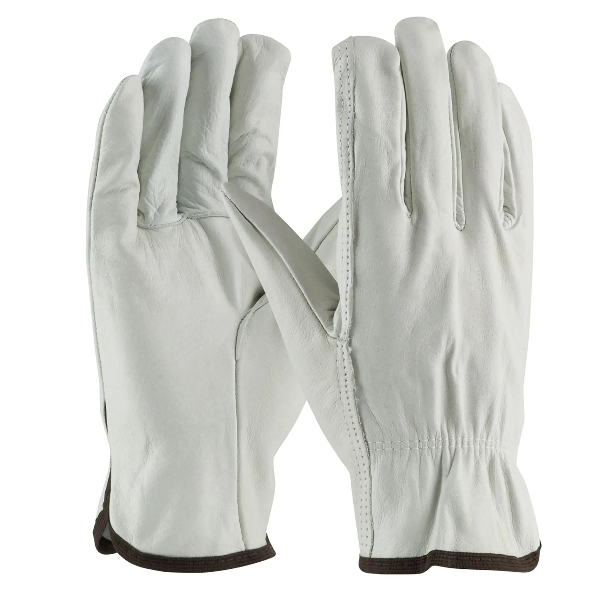 PIP 68-103 Regular Grade Top Grain Cowhide Leather Drivers Glove, Natural, Main Image