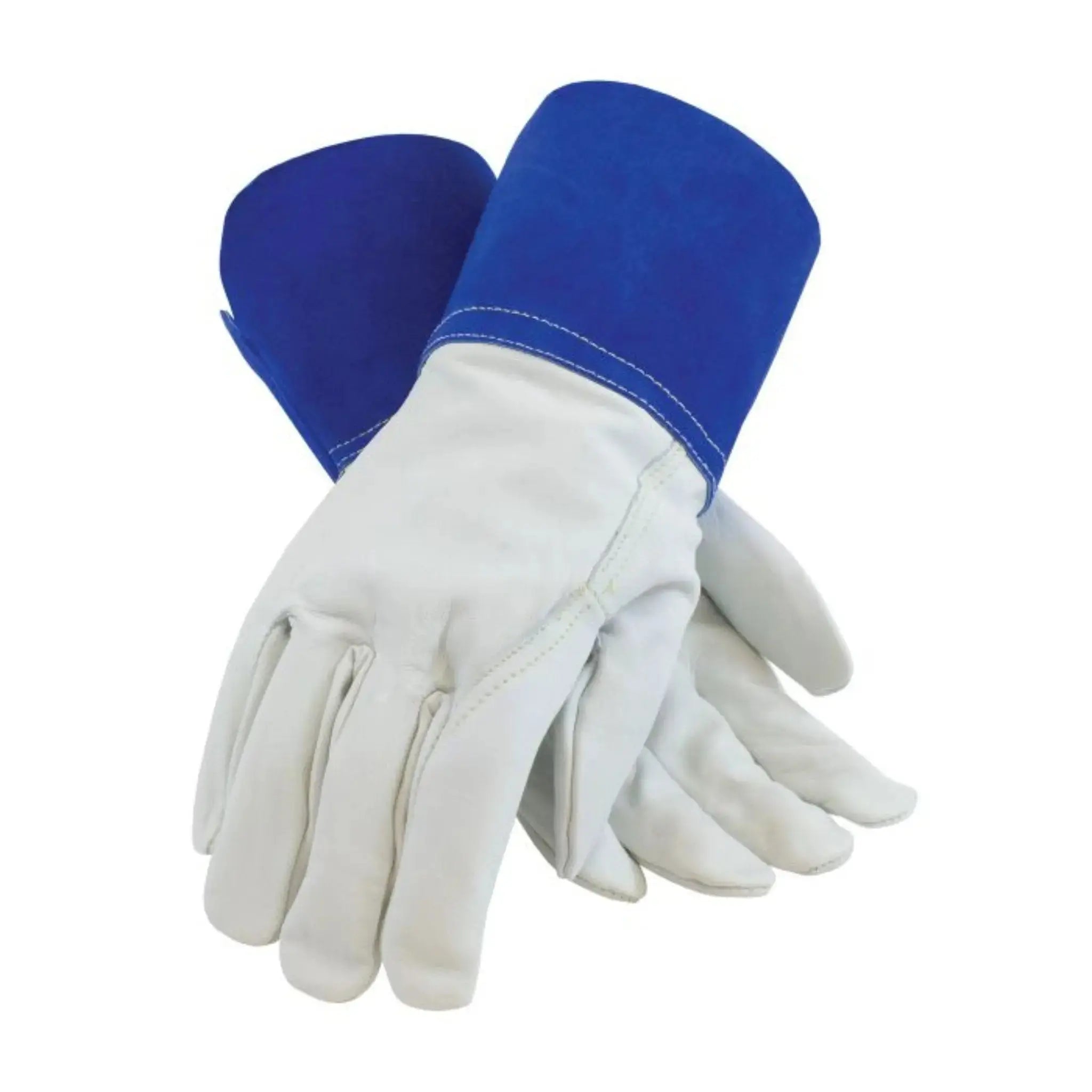 PIP 75-4854 Top Grain Leather Kevlar® Stitched Mig Tig Welder's Glove - Leather Slip-On Cuff, Box of 12 Pairs, Image 2