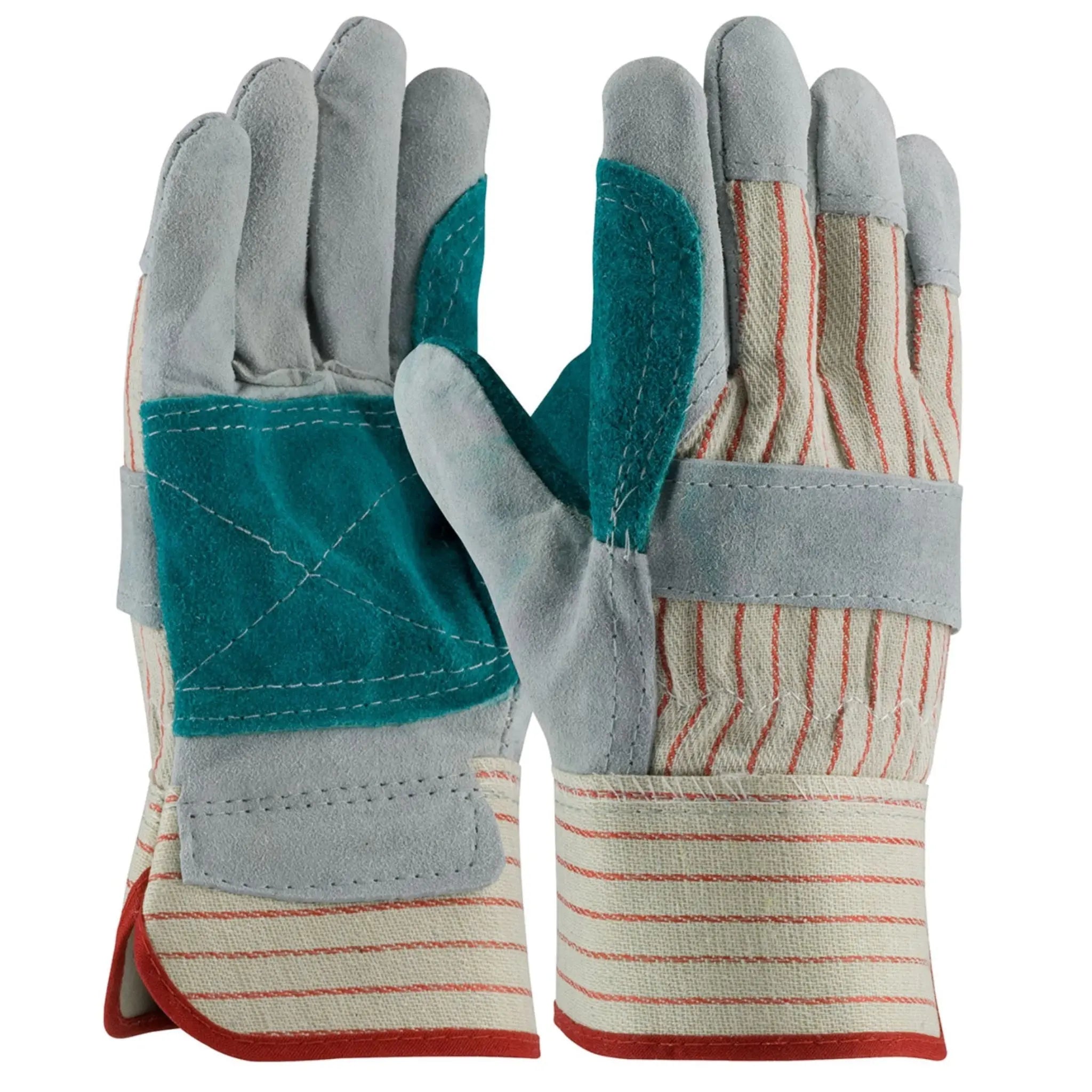 PIP 85-7512J Double Leather Palm Gloves with Safety Cuff, 1 Dozen, Main Image