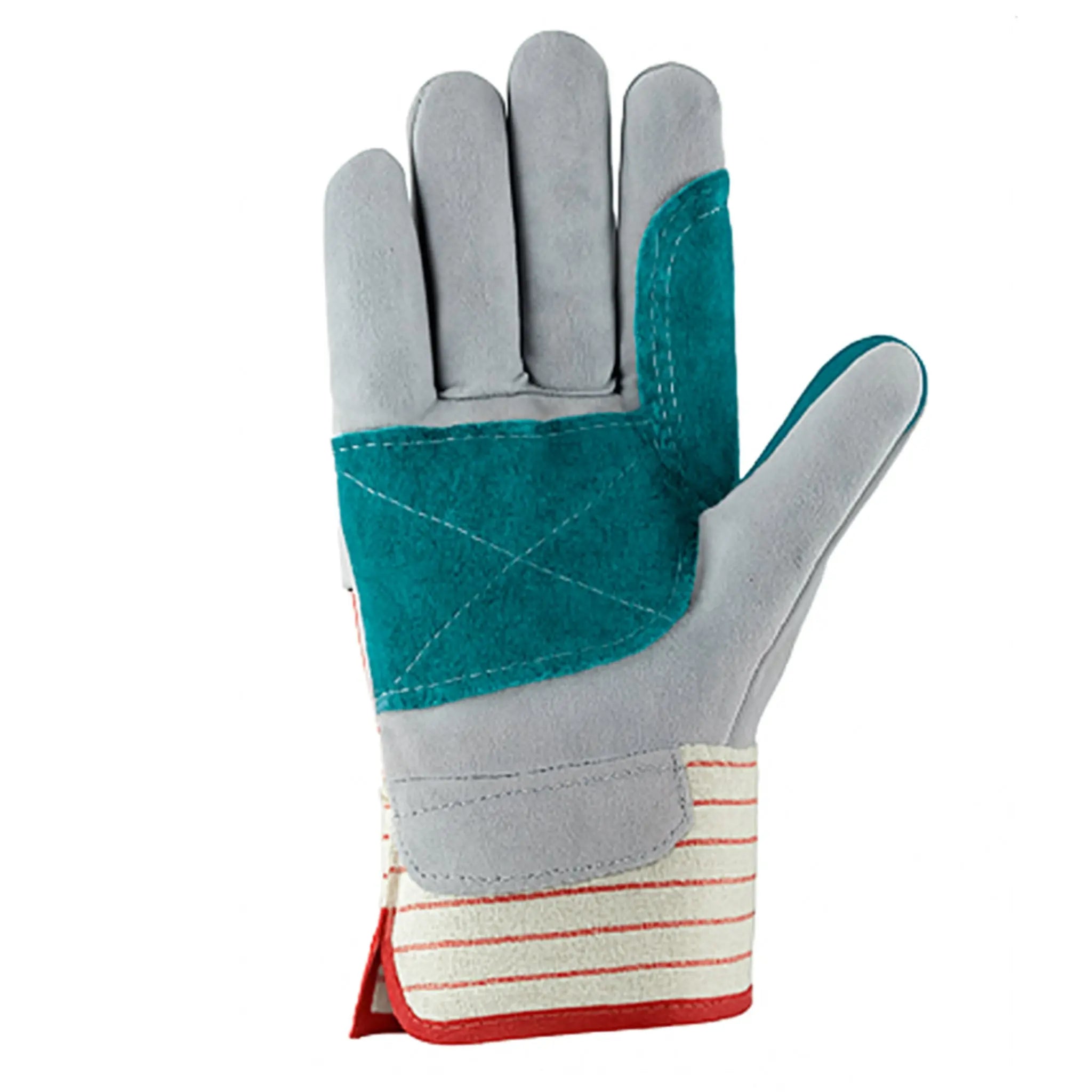 PIP 85-7512J Double Leather Palm Gloves with Safety Cuff, Palm