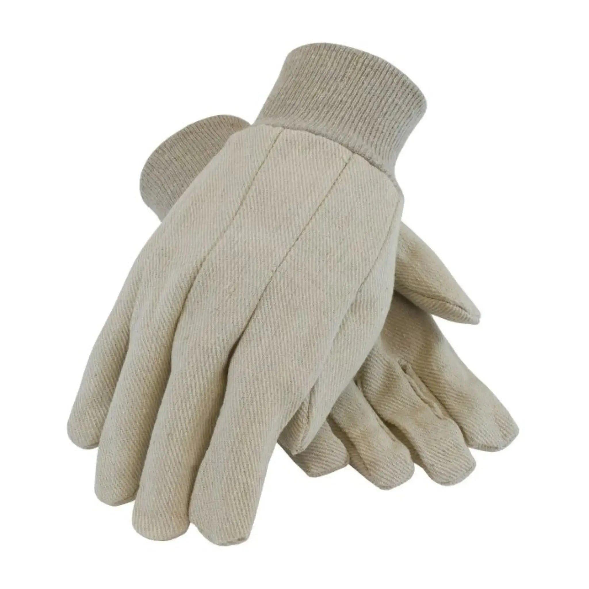 PIP Economy Grade Cotton Canvas Single Palm Glove - Knitwrist - Men's, Image 2