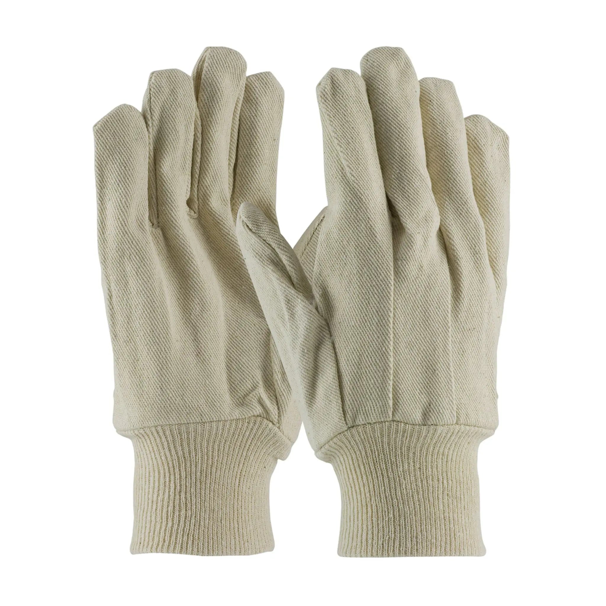 PIP 90-912I Economy Grade Single Palm Glove, Knitwrist, Natural, Mens, Pair of 12, Main Image