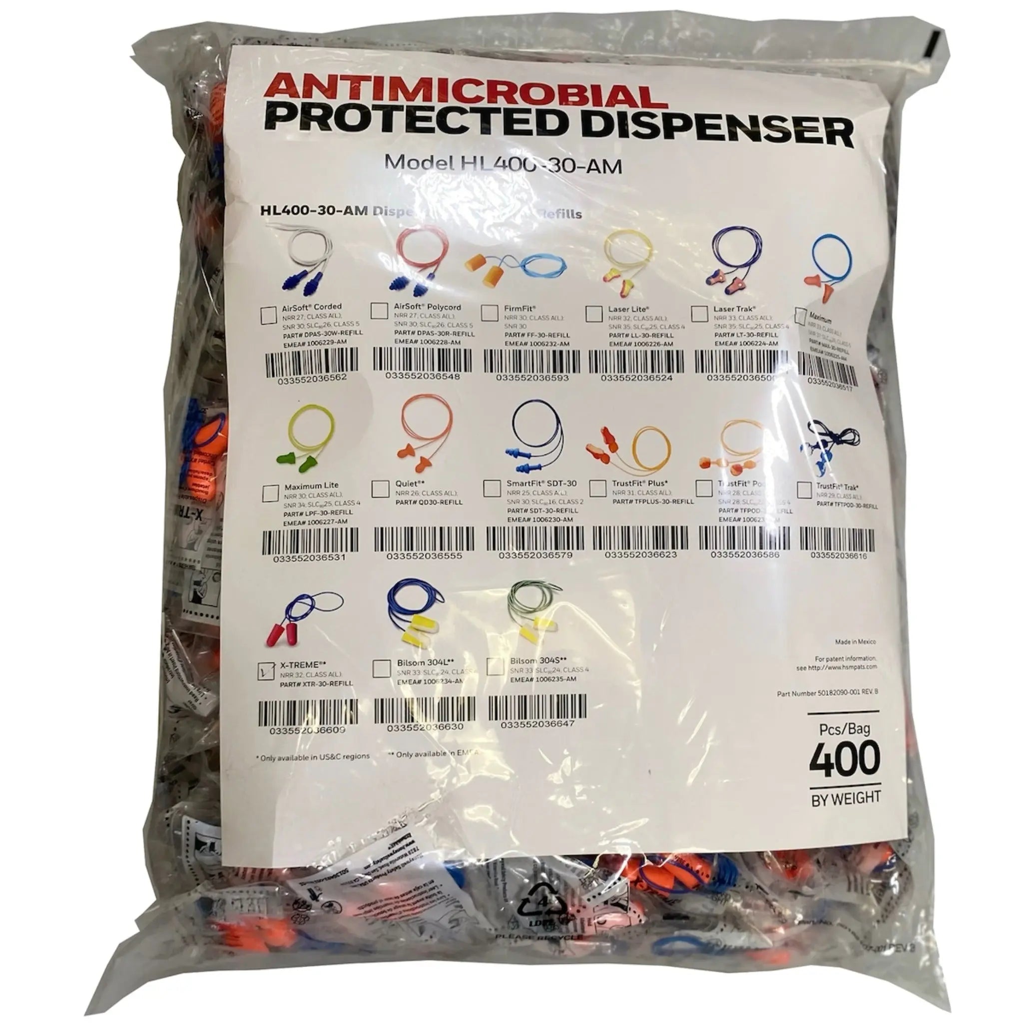 Honeywell Howard Leight IXTR-30 Xtreme Corded Earplug-Main