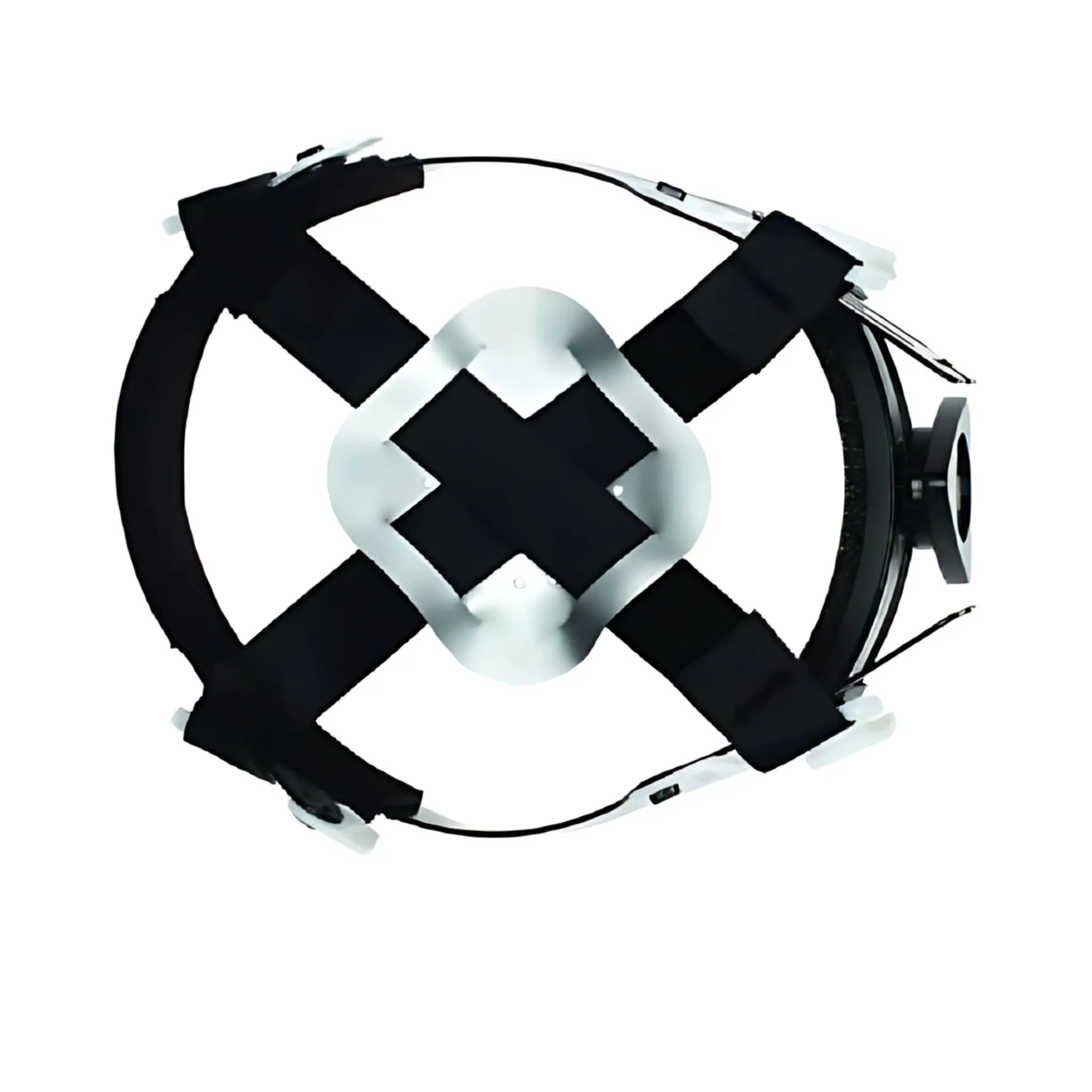 Pyramex Ridgeline HP44117 4 Point Standard Ratchet Cap Style Hard Hat with Graphite Pattern, Black, One Size, 1 Each, Inner View