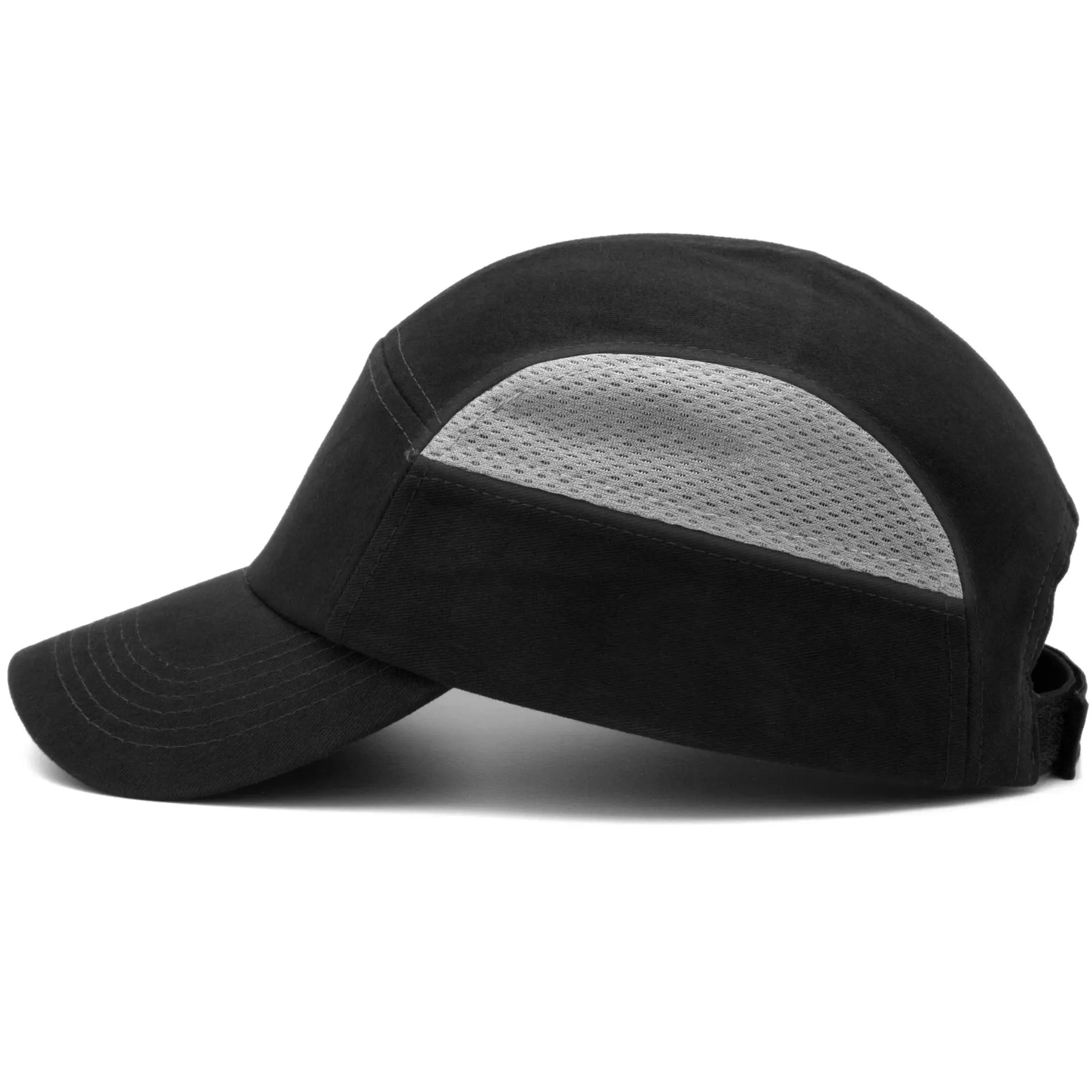 Pyramex HP50011 Baseball Bump Cap, Black, 1 Each