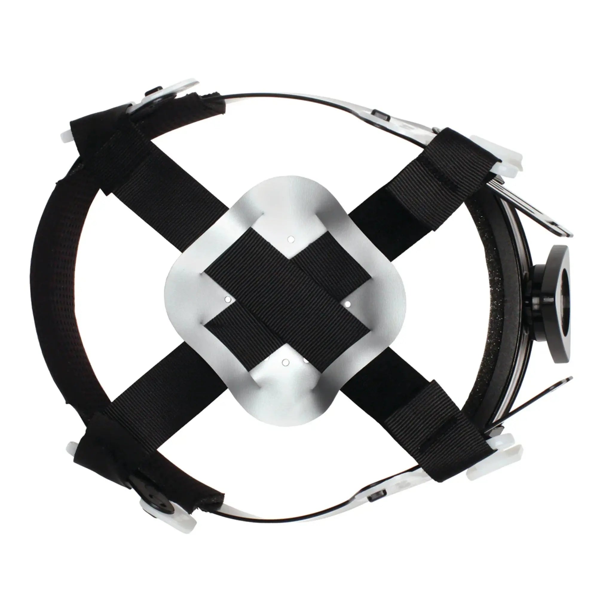 Pyramex Ridgeline HP54110 4 Point Standard Ratchet Full Brim Hard Hat, White, One Size, 1 Each, Inner View