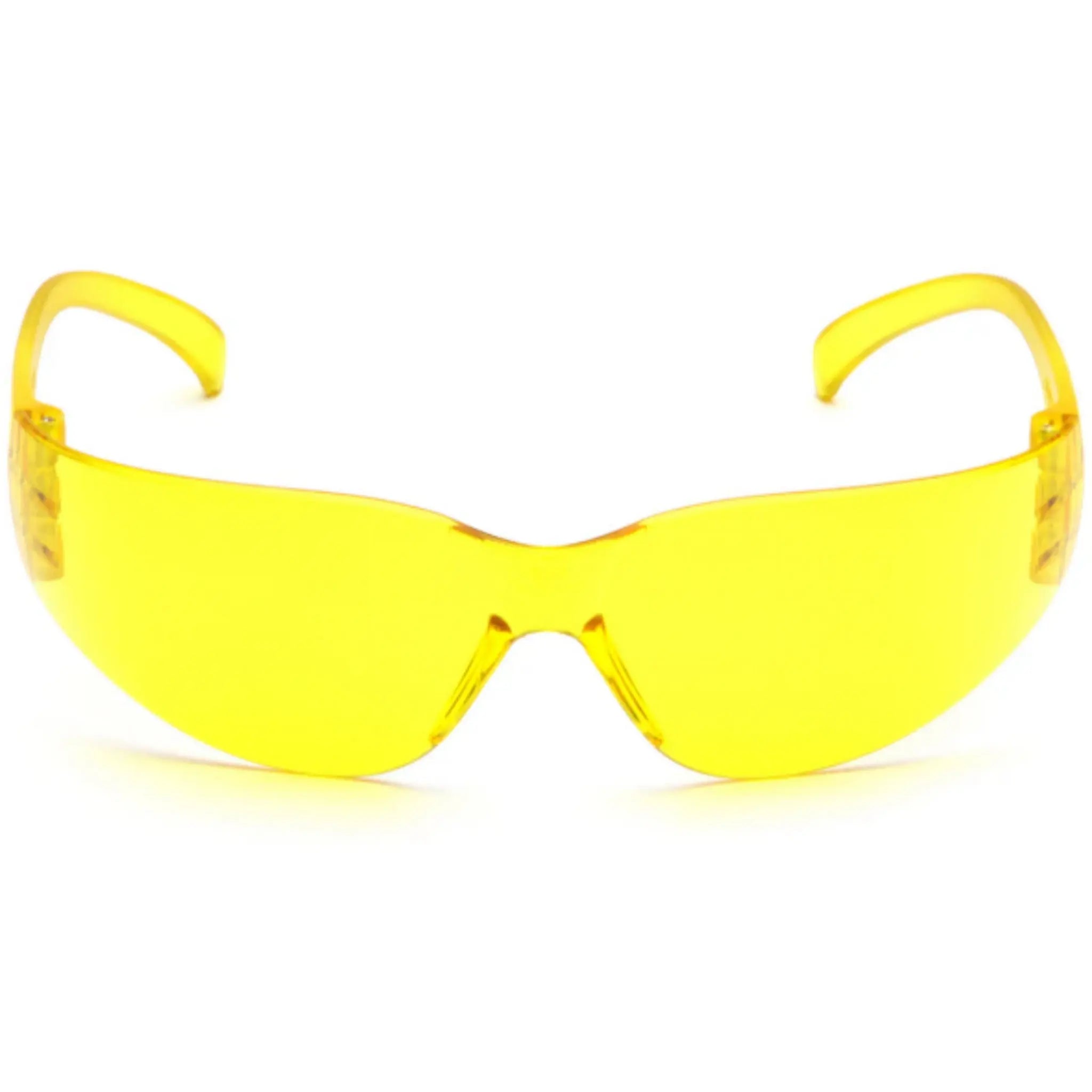 Pyramex S4130S Intruder Safety Glass, Amber, 1 Each