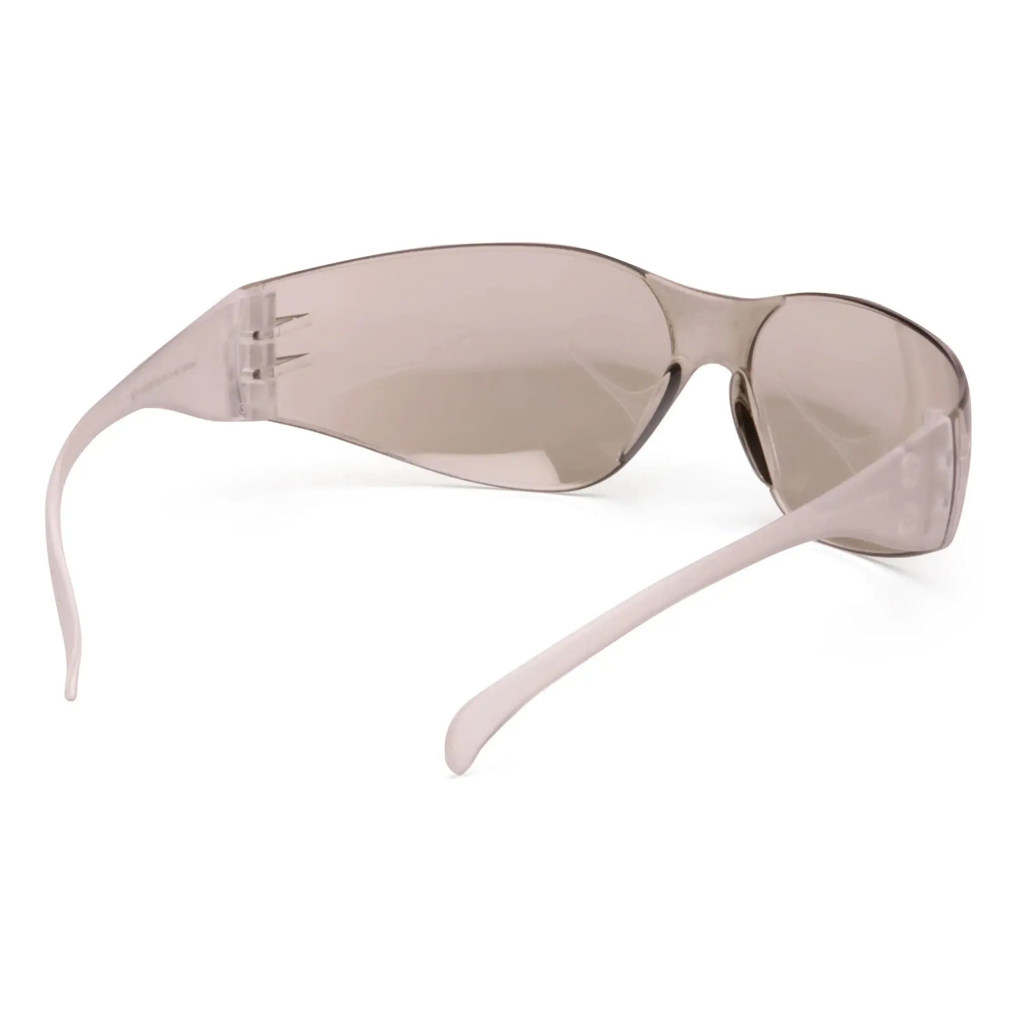 Pyramex Intruder S4180S Safety Glasses, Indoor Outdoor Mirror Lens and Temples, One Size, 1 Each, Back View