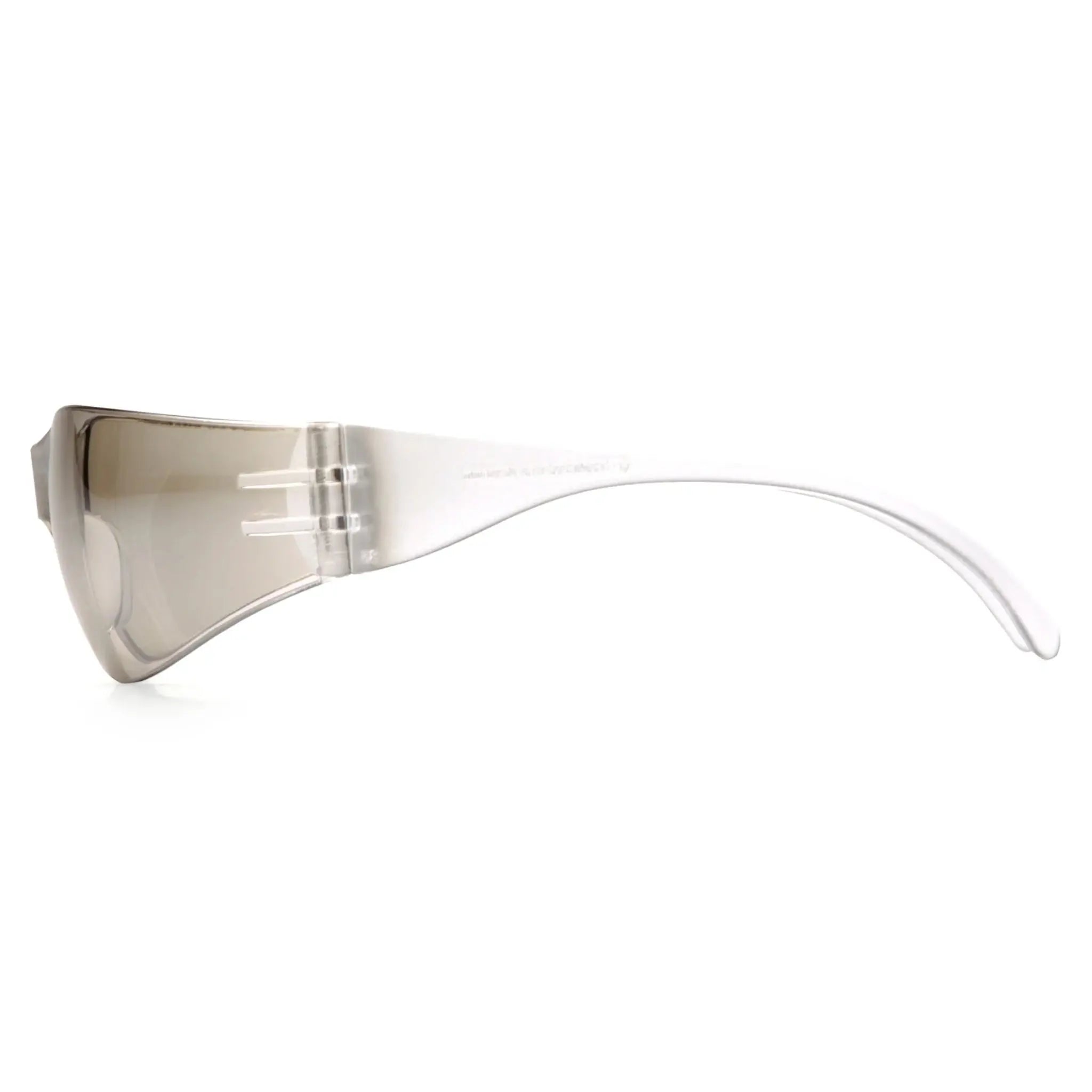 Pyramex Intruder S4180S Safety Glasses, Indoor Outdoor Mirror Lens and Temples, One Size, 1 Each, Side View