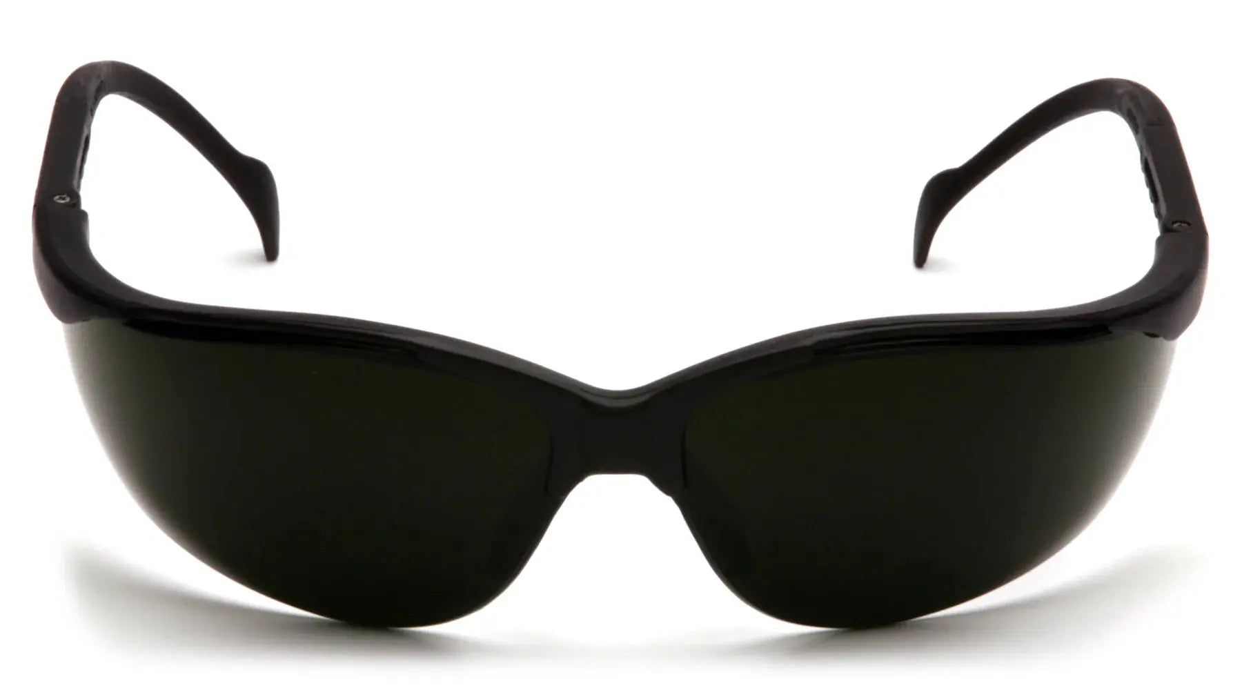 Pyramex Venture II Safety Glasses with Black Frame, 1 Each