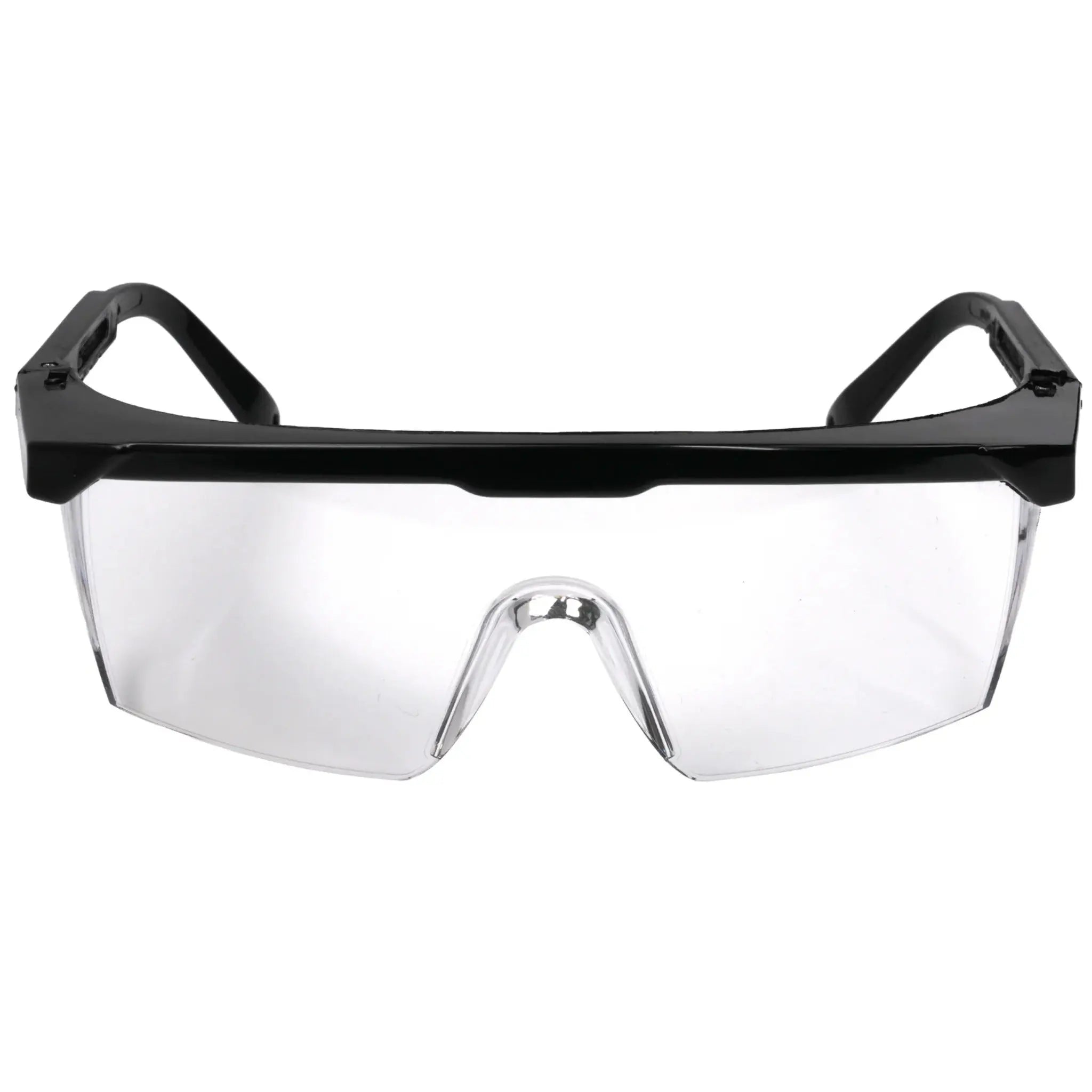 Pyramex Integra SB410S Safety Glasses, Clear Lens, Black Temples, One Size, 1 Each