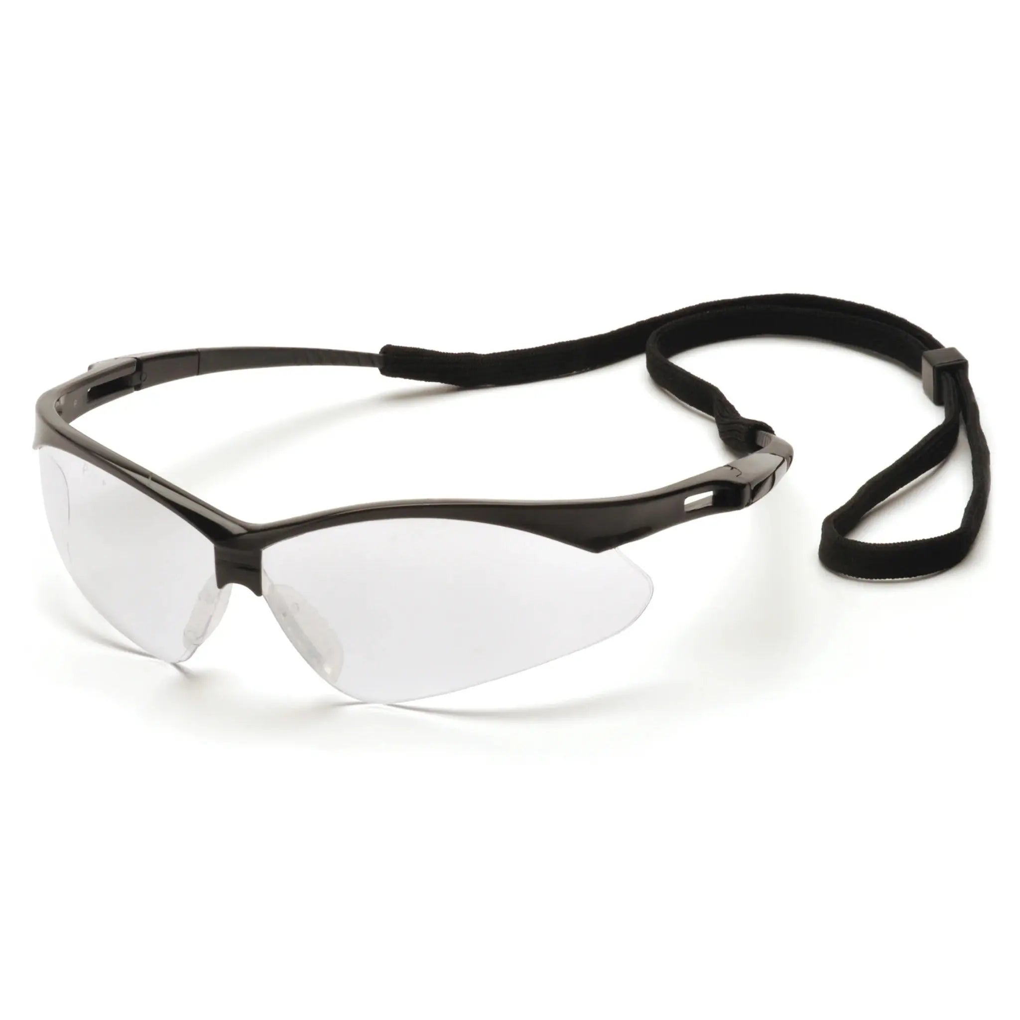 Pyramex SB6310STP PMXTREME Safety Glasses, Black Frame, Clear Anti-Fog Lens, Main Image