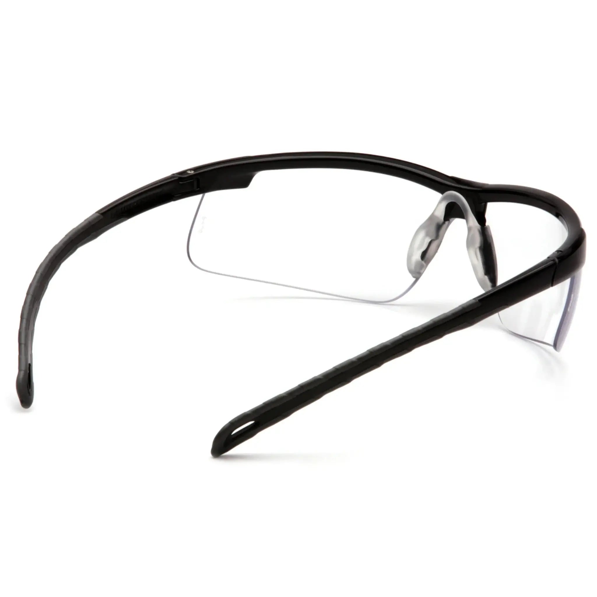 Pyramex SB8610DT Ever-Lite Half Frame Glasses, Black Frame, Clear Anti-Fog Lens, 1 Each