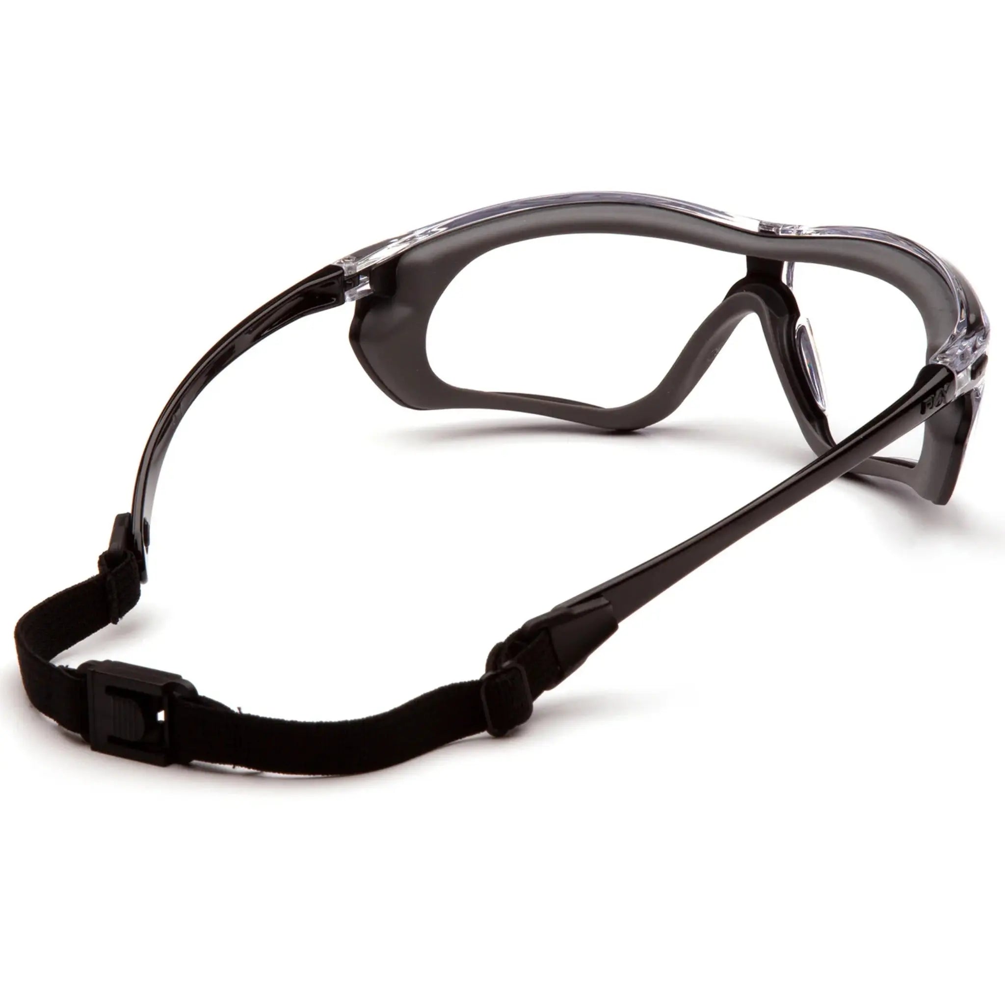 Pyramex Crossovr SBG10610DT Safety Glasses with Clear H2X Anti Fog Lens, Back
