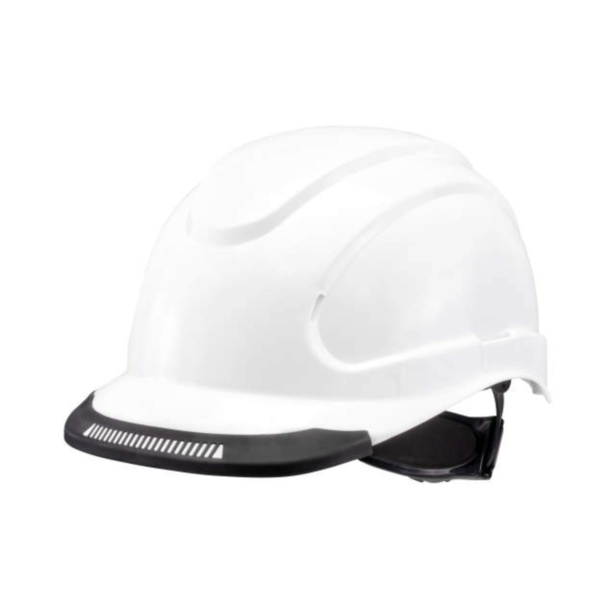 RADIANS HYPEMAN RHH6-WHITE 6-Point Ratchet Type I Cap Style Hard Hat, White, Main Image