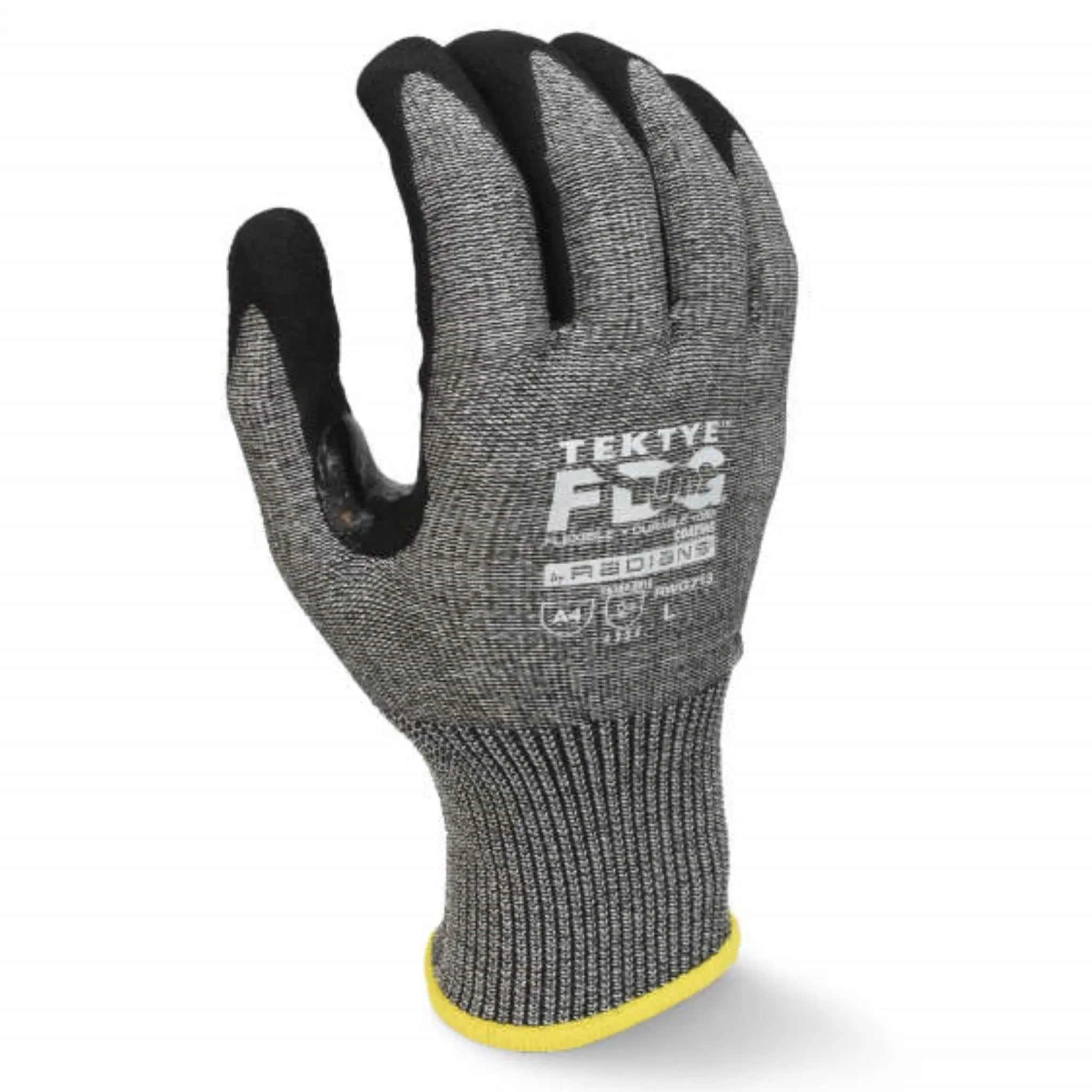 Radians RWG713 TEKTYE FDG Reinforced Thumb A4 Work Glove, Gray, 1 Pair