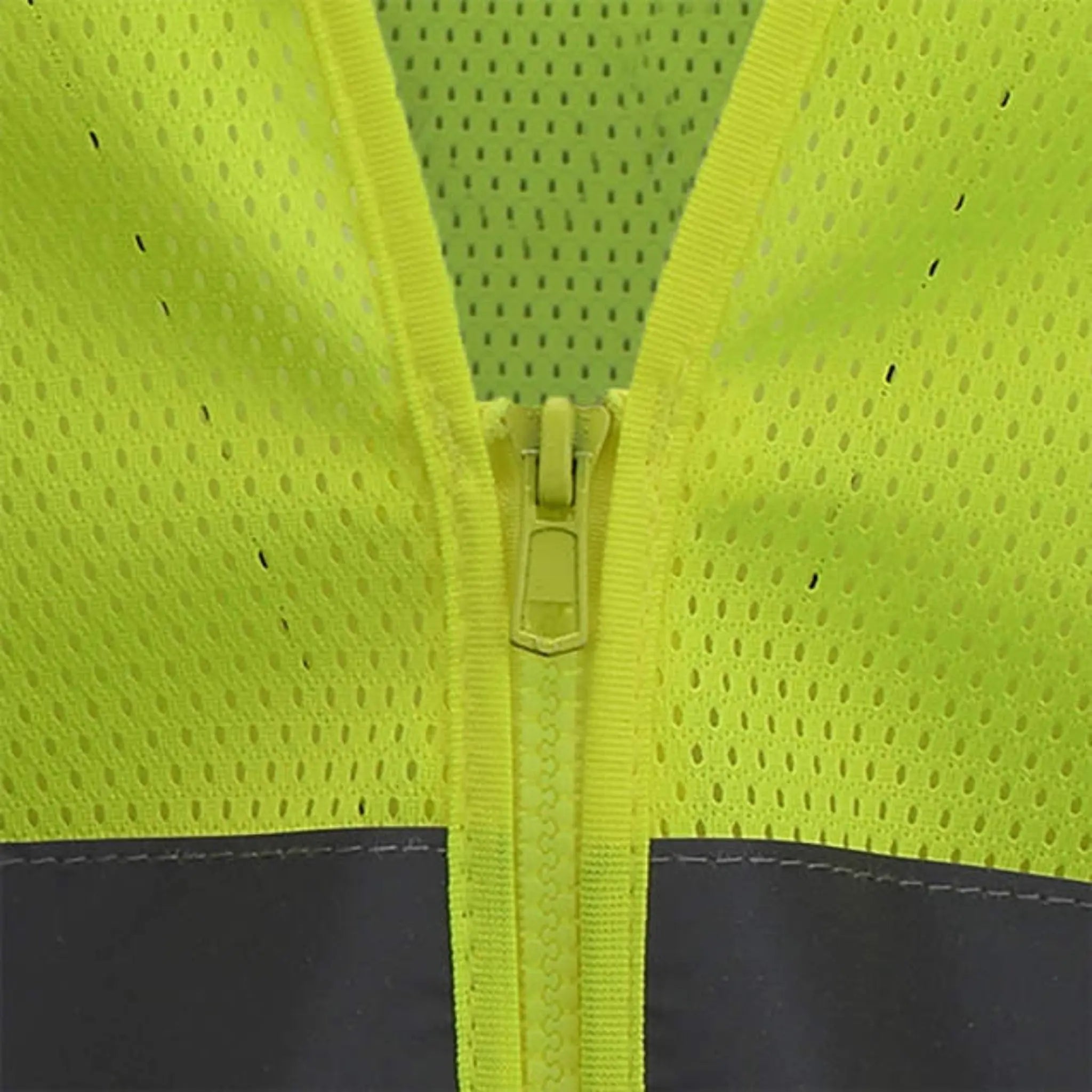 Radians SV2ZGM Economy Type R Class 2 Mesh Safety Vest with Zipper, Hi-Vis Yellow, 1 Each, Details
