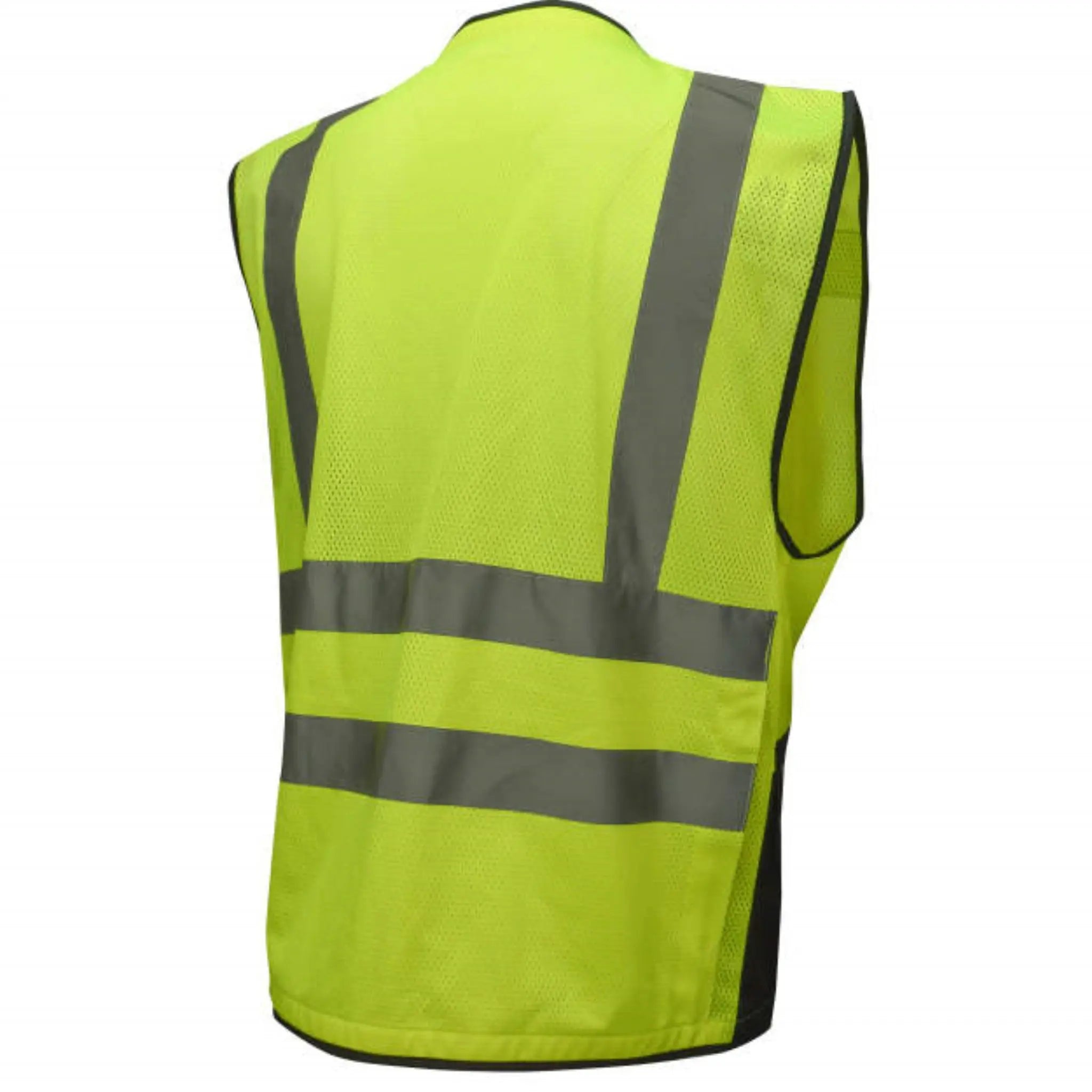 Radians SV59B-2ZG Type R Class 2 Heavy Duty Surveyor Safety Vest with Zipper, Hi-Vis Green, 1 Each