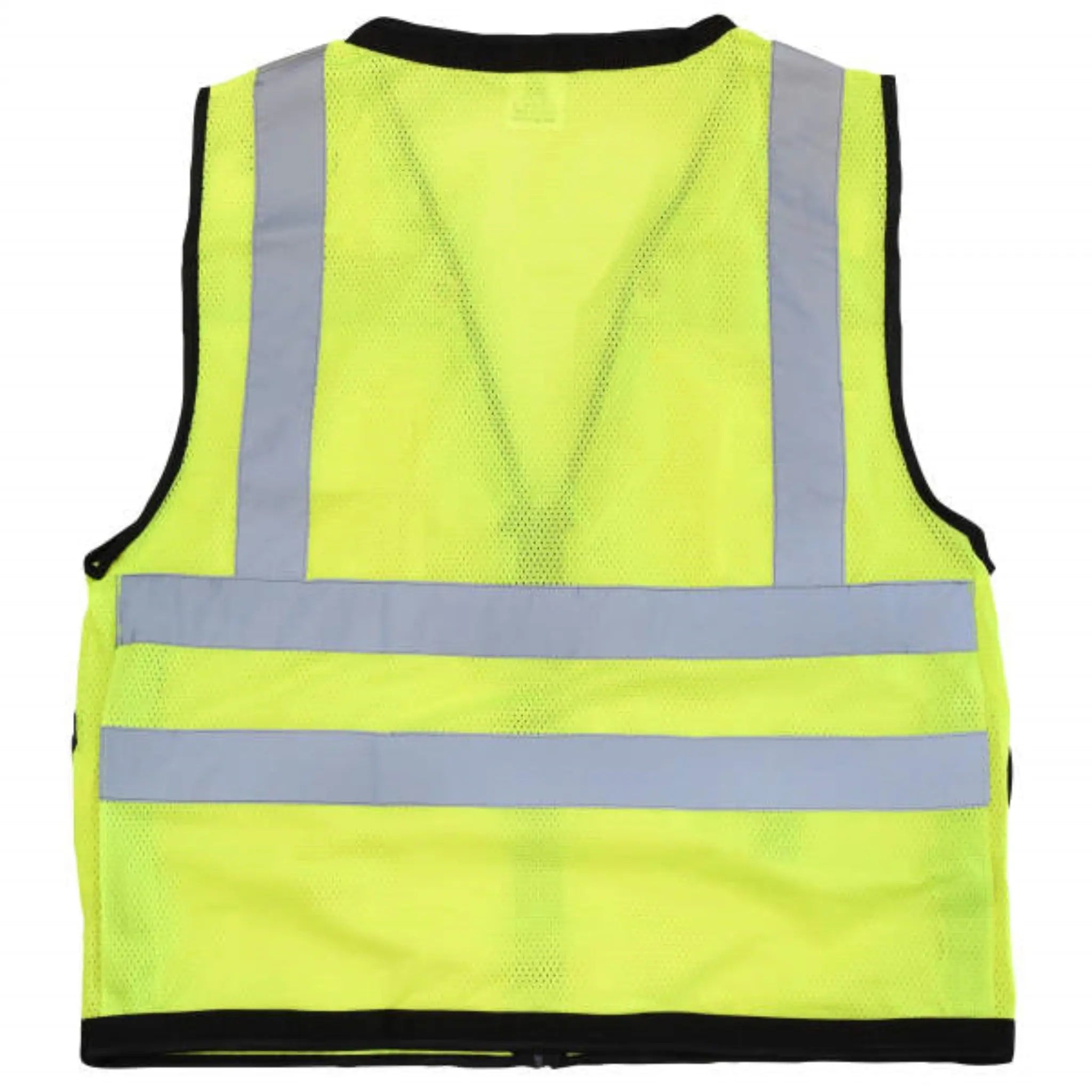 Radians SV59Z-2ZGD Type R Class 2 Heavy Duty Mesh/Solid Surveyor Safety Vest, Hi Vis Green, 1 Each