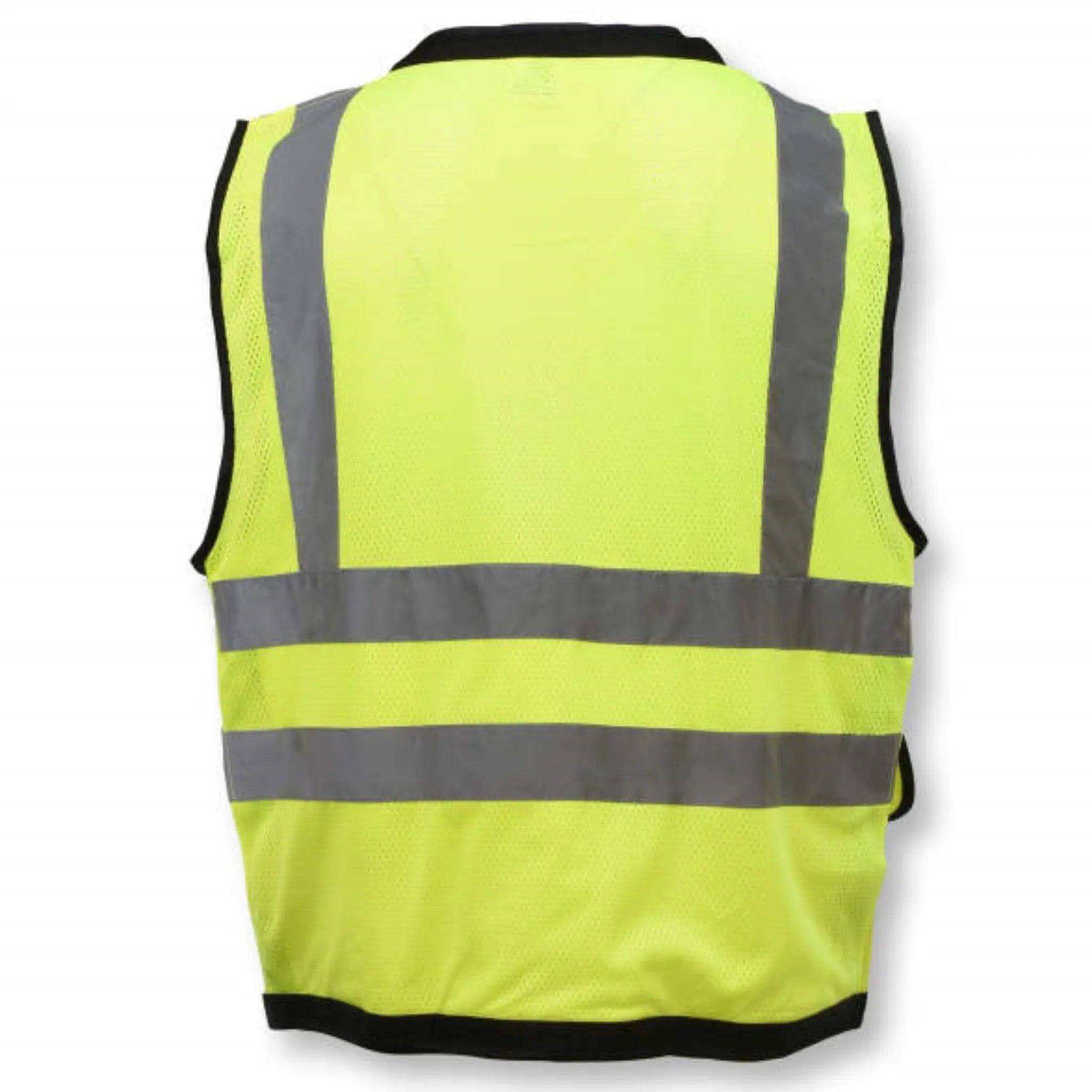 Radians SV59Z-2ZGD Type R Class 2 Heavy Duty Mesh/Solid Surveyor Safety Vest, Hi Vis Green, 1 Each